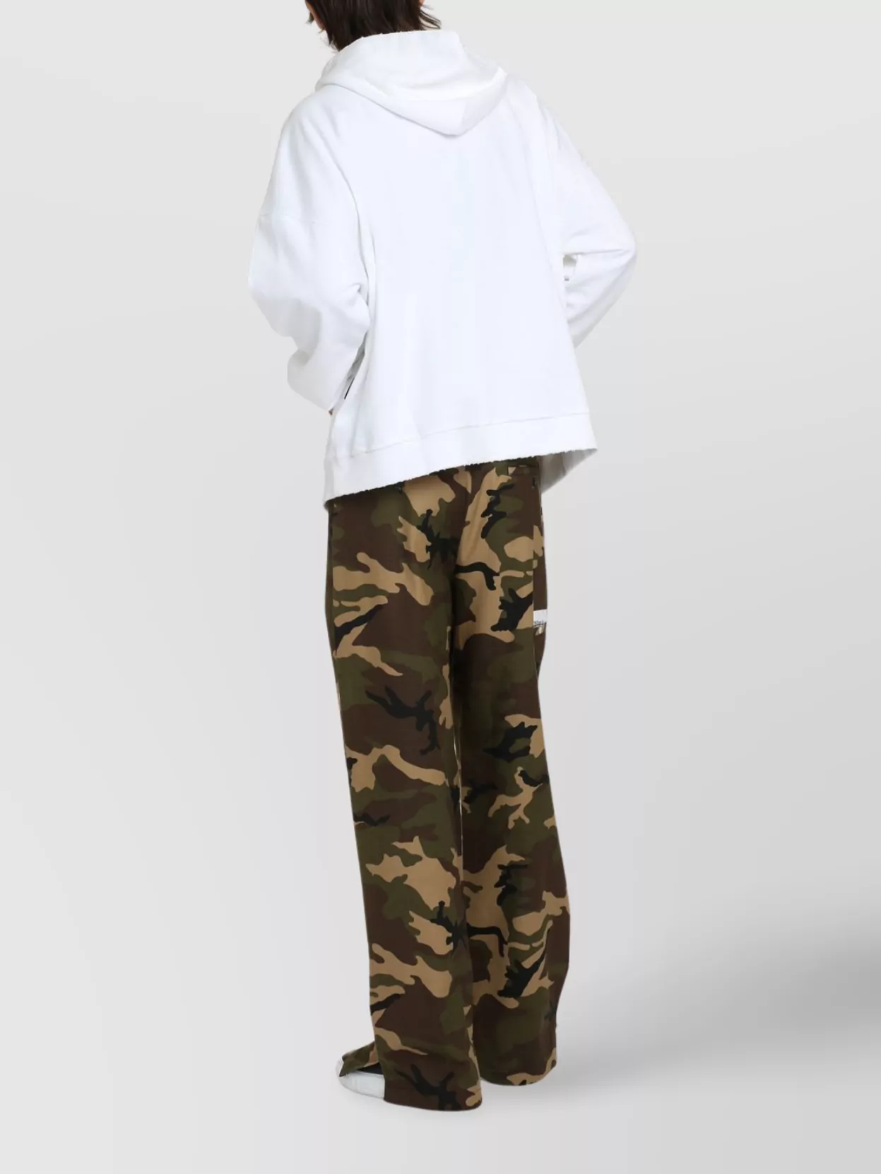 Palm Angels Zip-Up Hoodie With Hood And Pockets