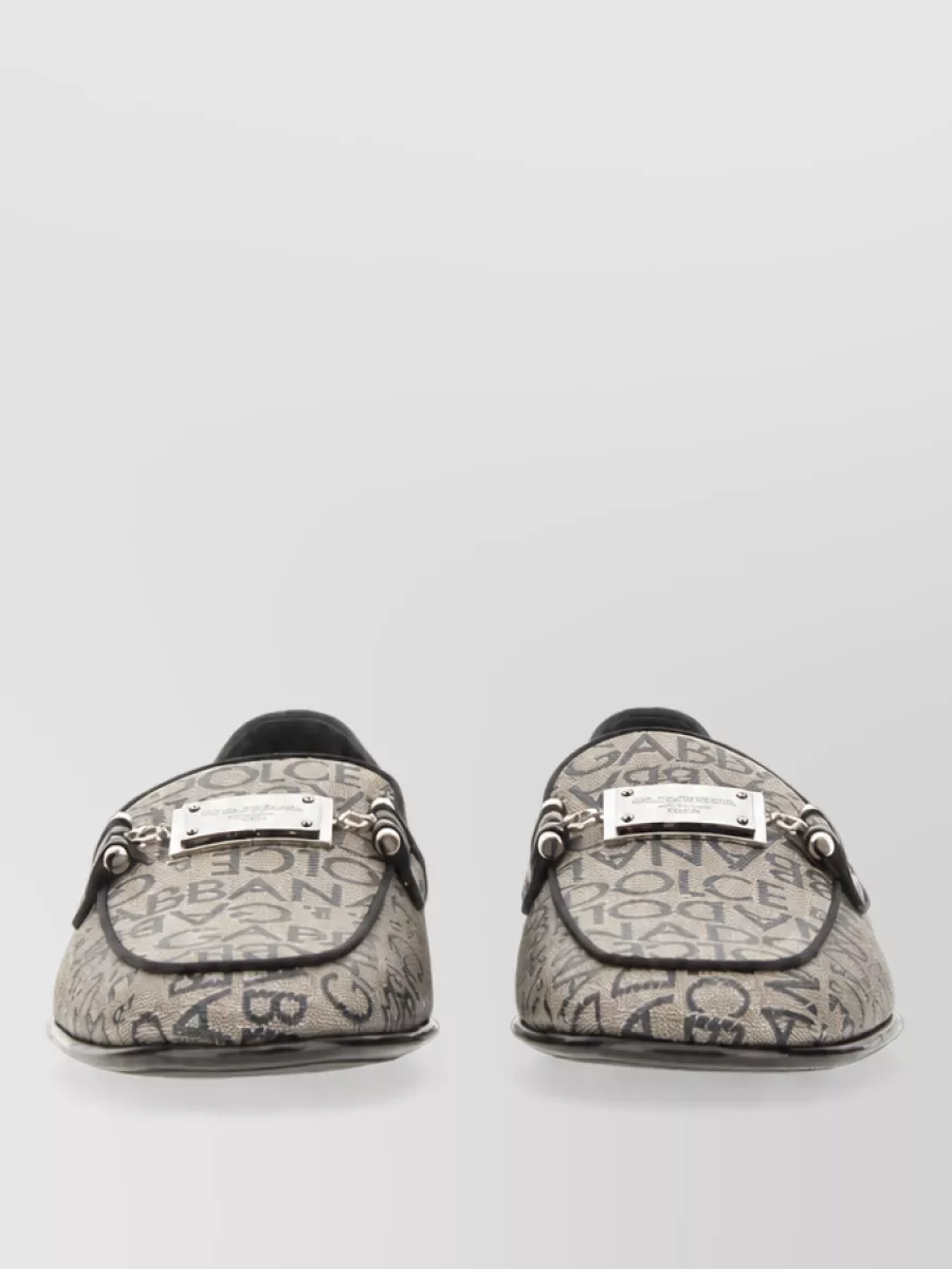 Dolce&Gabbana jacquard loafers
