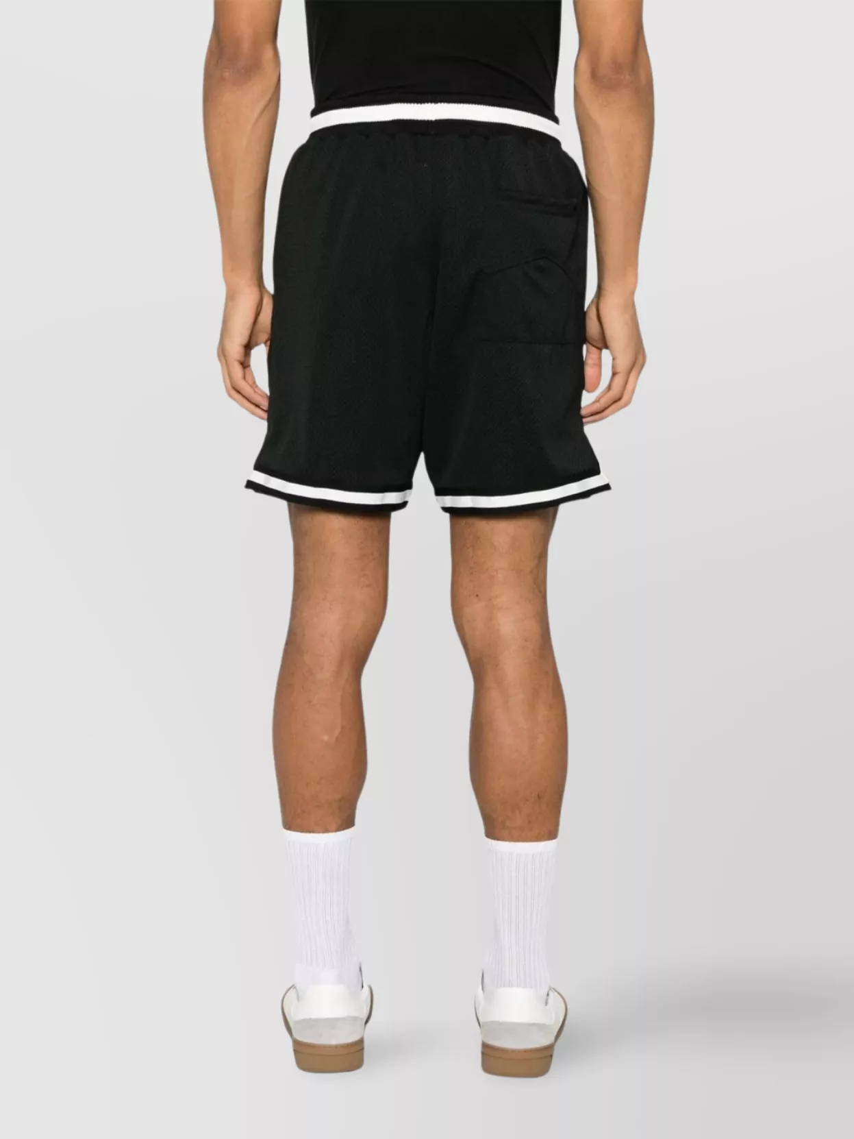 Shop Rhude Collegiate Basketball Shorts Featuring Pockets