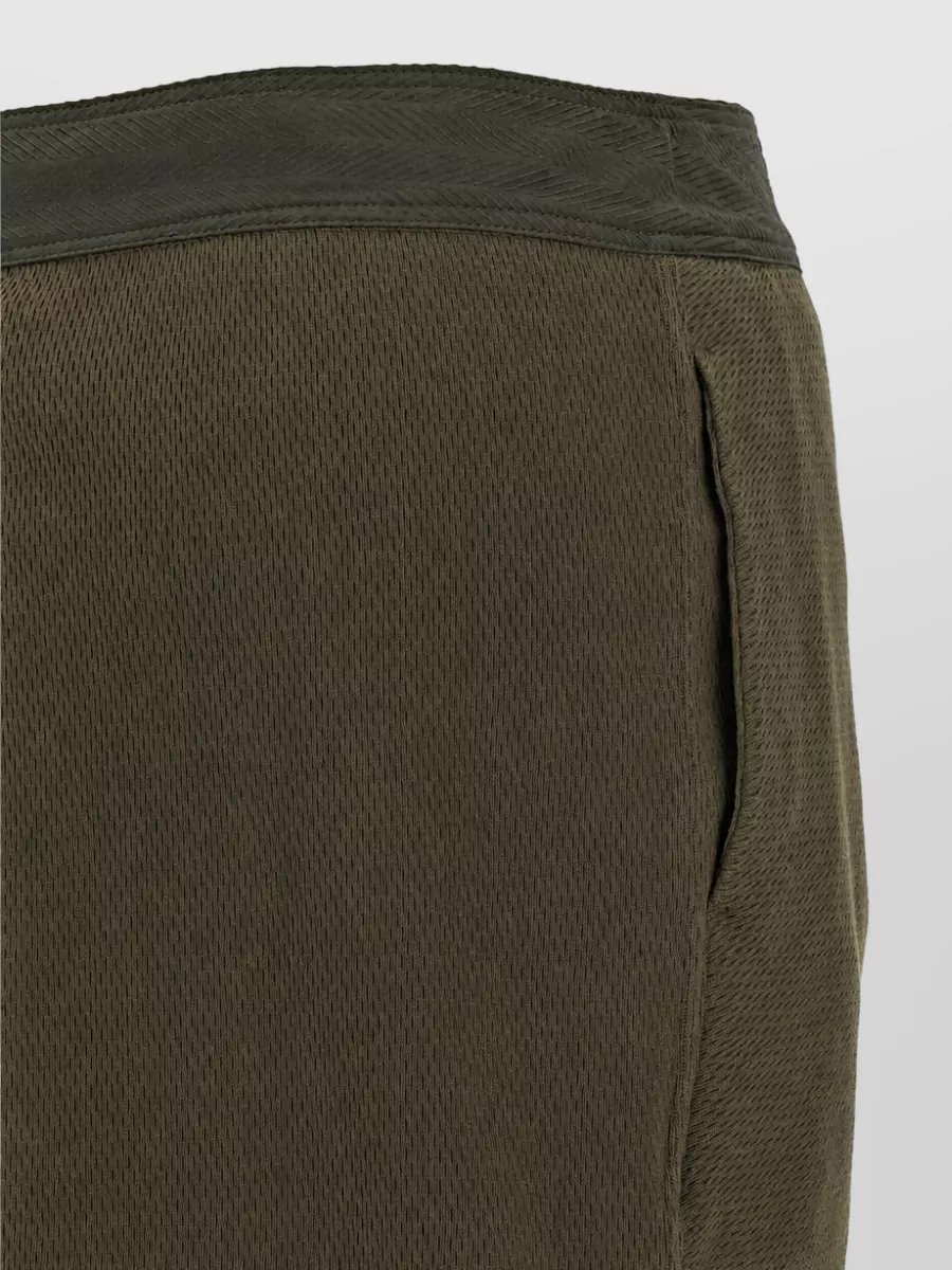 Kiko Kostadinov Cotton Draped Asymmetric Culotte Bermuda Shorts