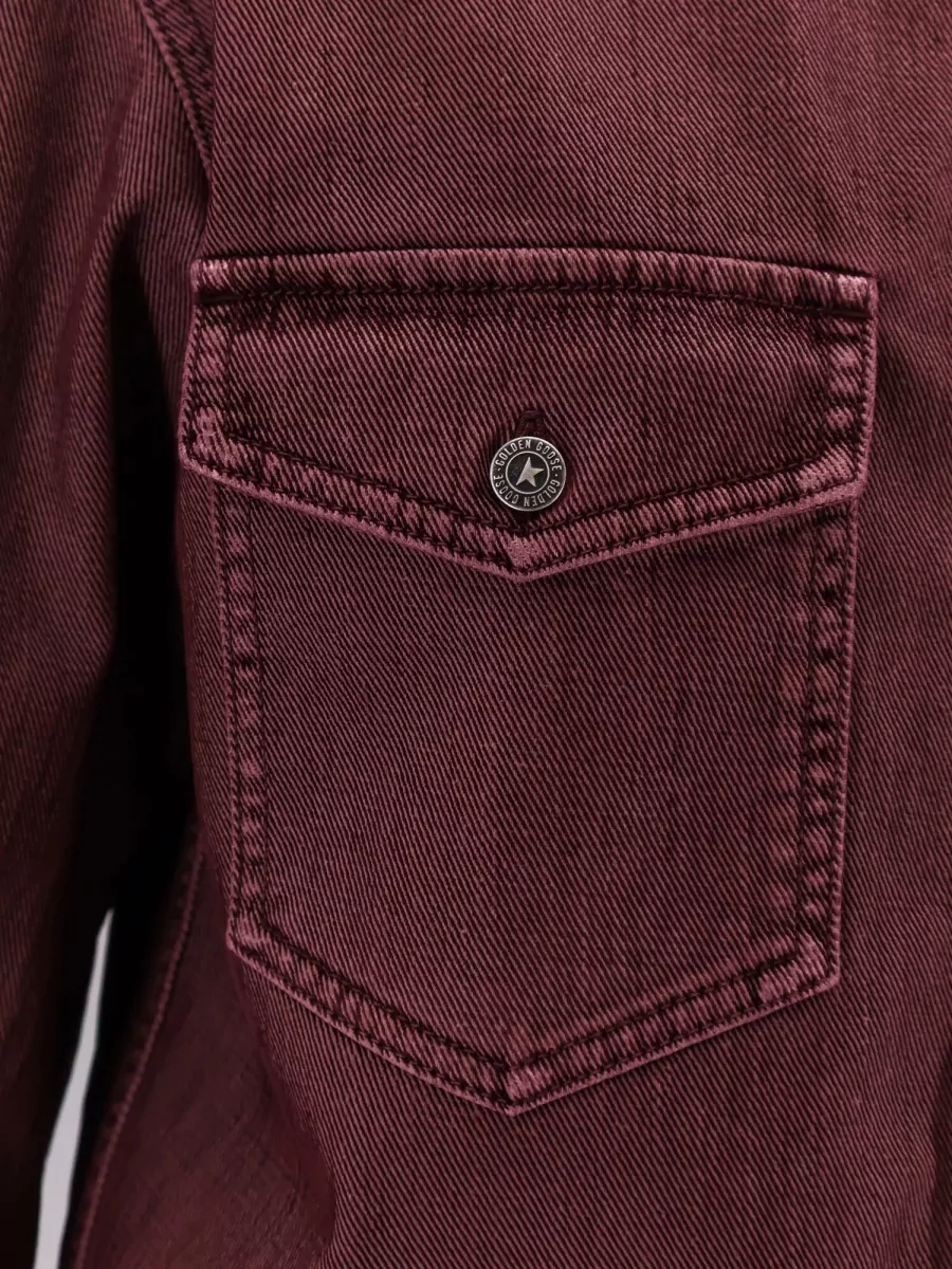 Golden Goose Patty Cotton Overshirt Pointed Collar Pockets