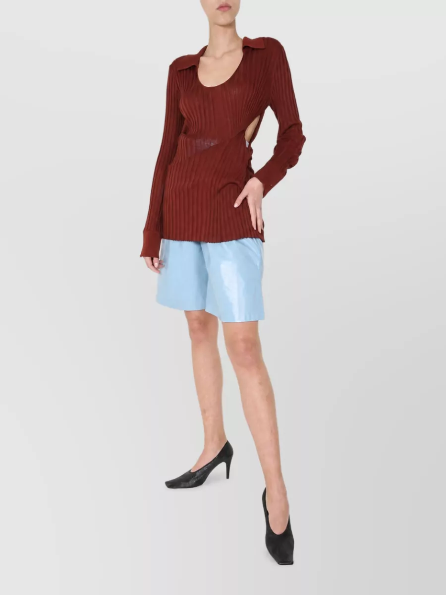 Bottega Veneta ribbed silk sweater