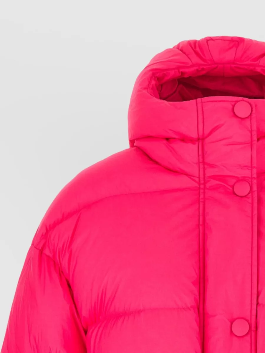 Ienki Ienki Down Oversized Belted Quilted Hooded Coat