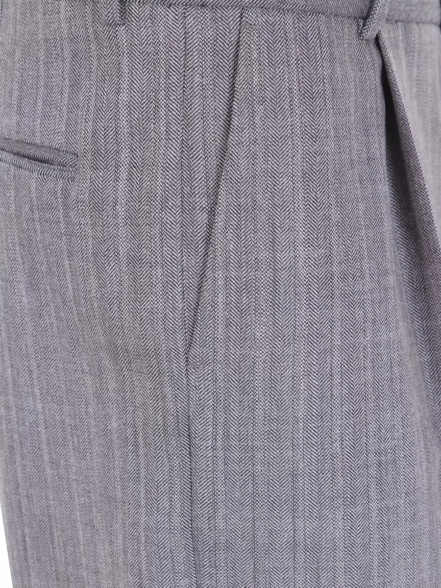 Dries Van Noten Wool Tailored Trousers
