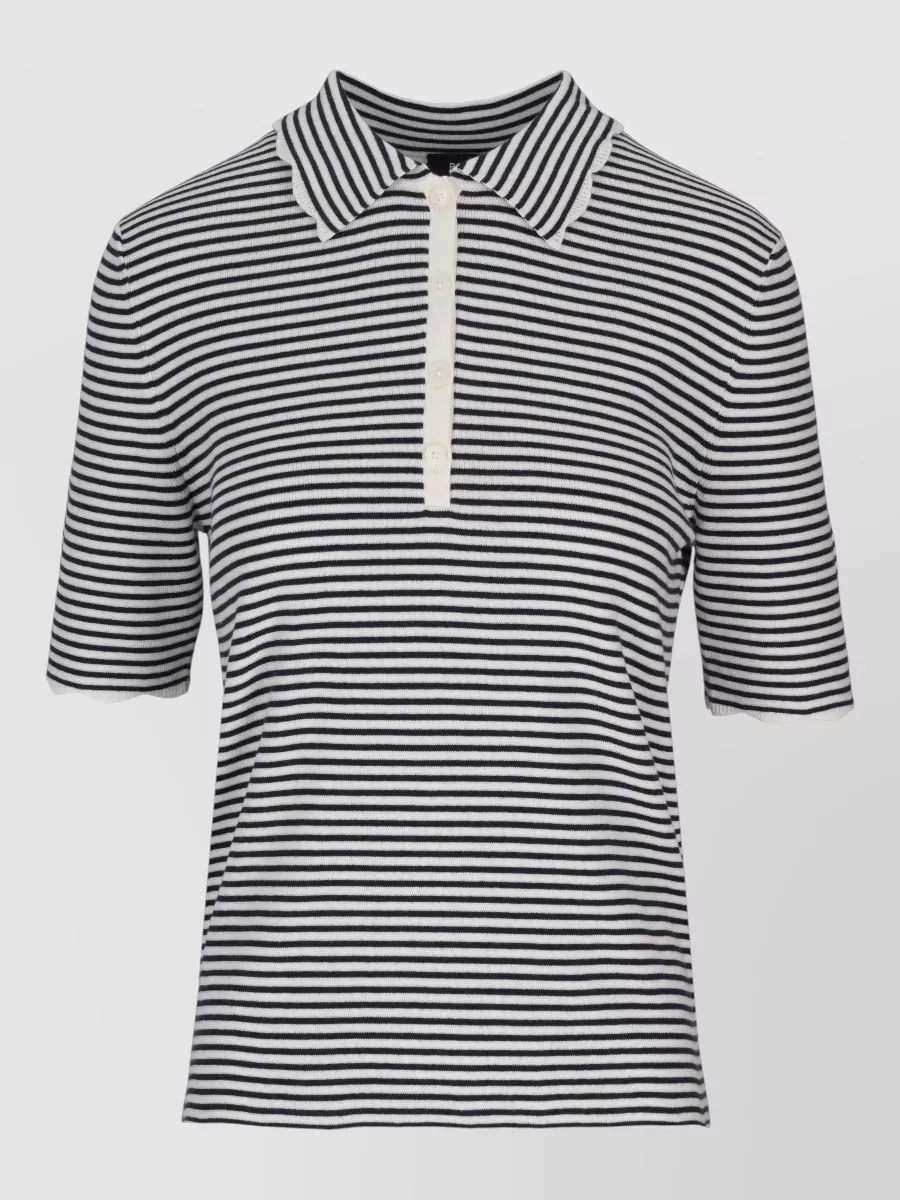 Paul Smith cotton knit short-sleeve polo top