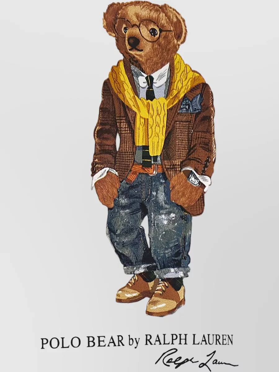 Polo Ralph Lauren Bear Graphic Crew Neck Short Sleeve T-Shirt