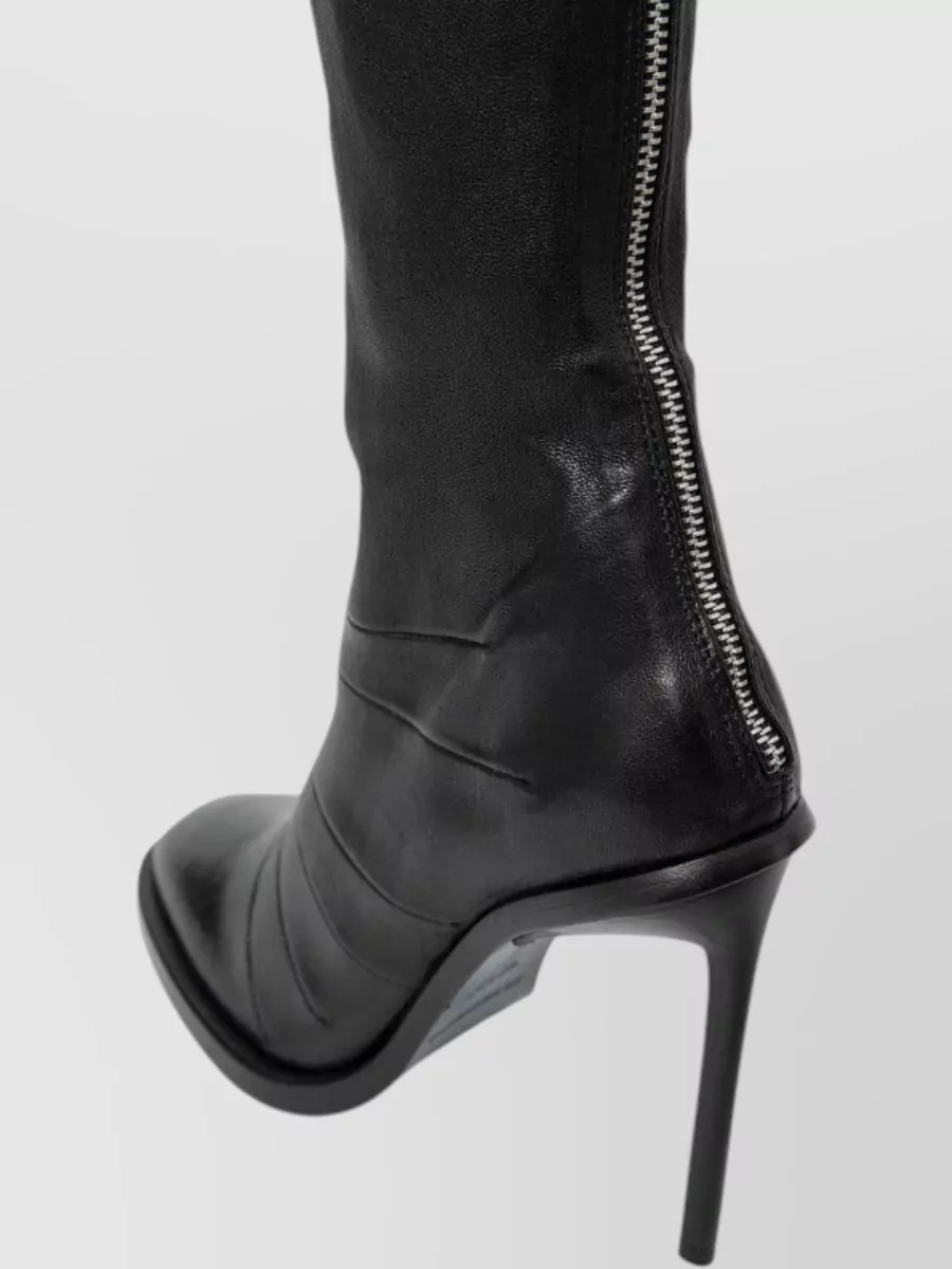 Ann Demeulemeester Lamb Leather High Heel Boots
