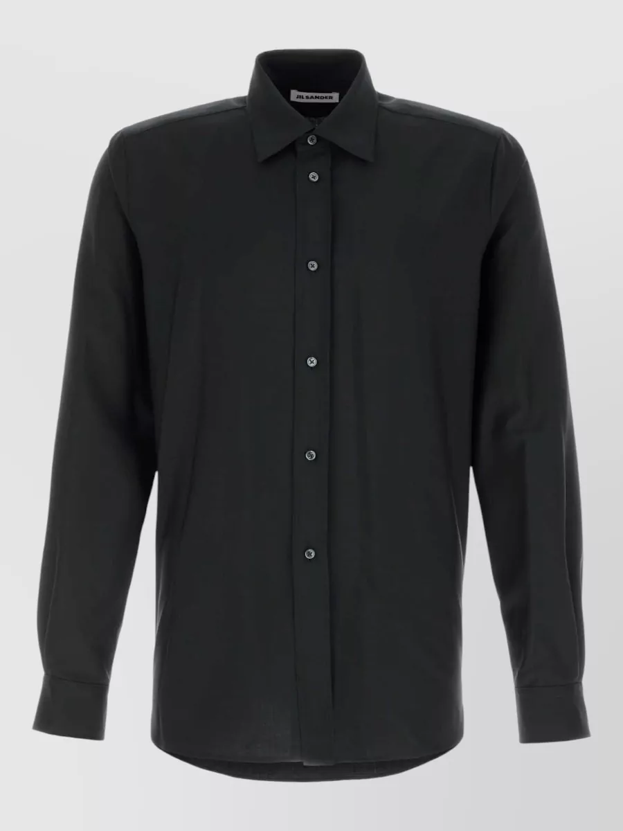Jil Sander wool blend shirt