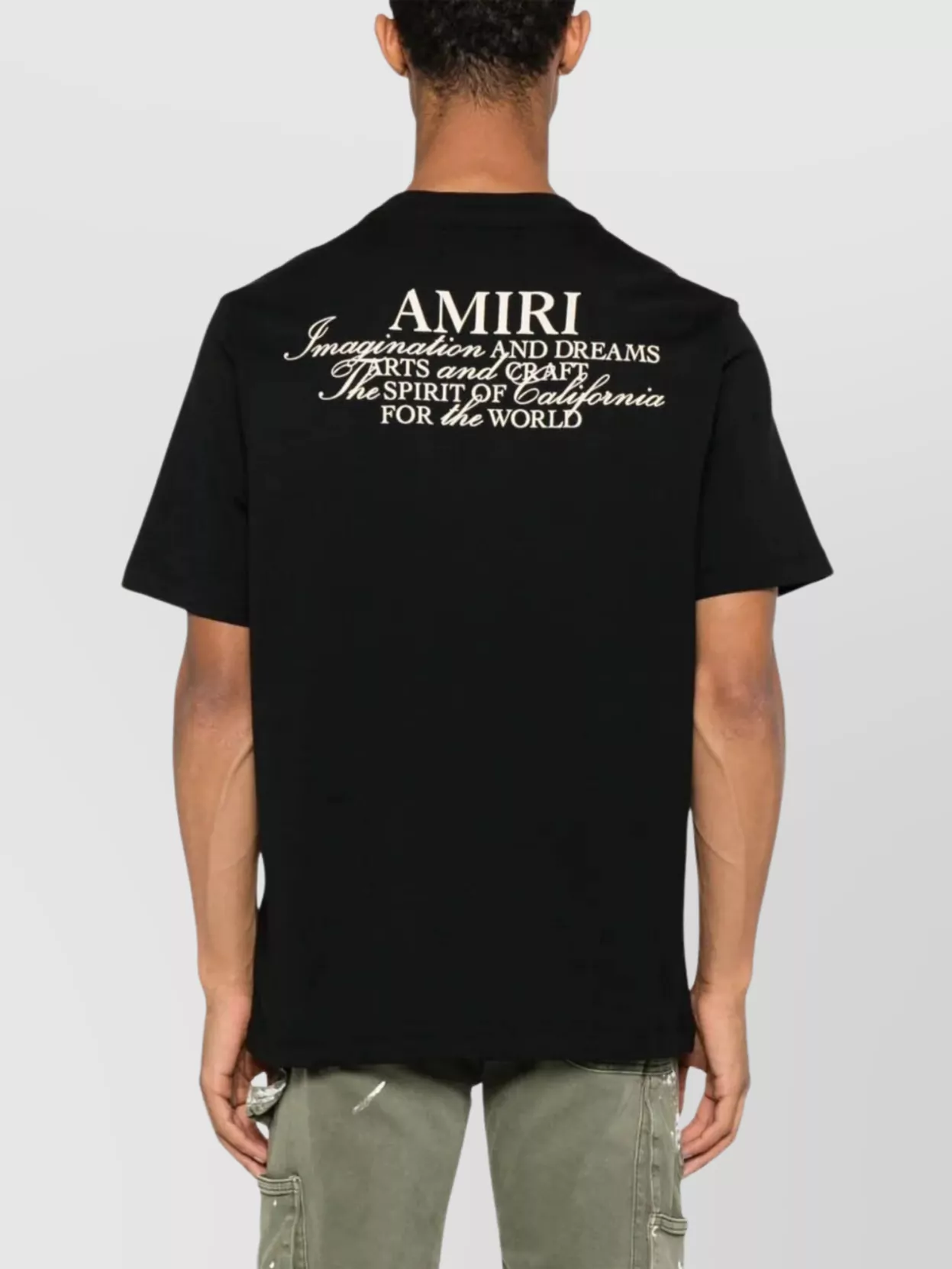 Amiri Spirit Crewneck Graphic Print T-Shirt