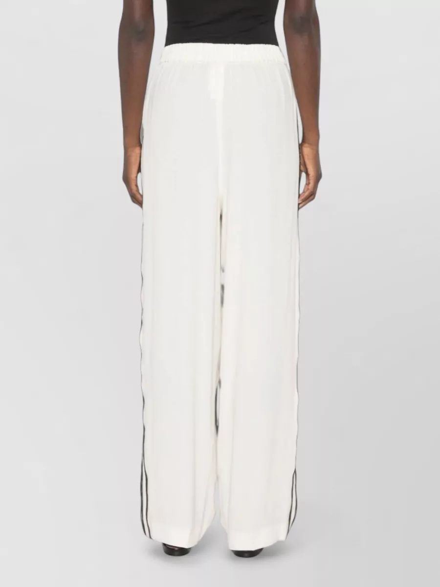 Fabiana Filippi Silk Wide-Leg Trousers