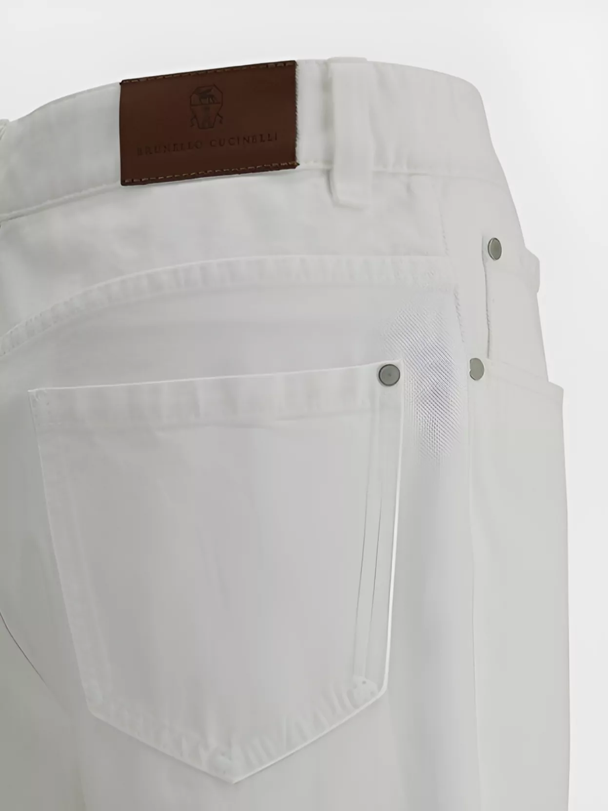 Brunello Cucinelli Straight Fit Denim Trousers