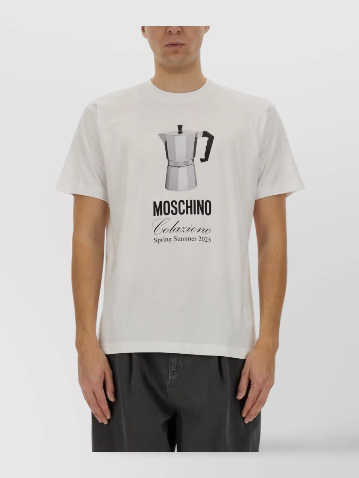 Moschino Graphic Print Crew Neck T-Shirt