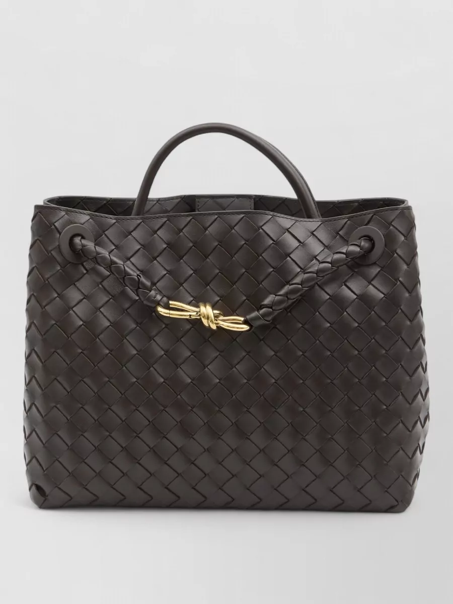 Bottega Veneta andiamo medium leather tote bag