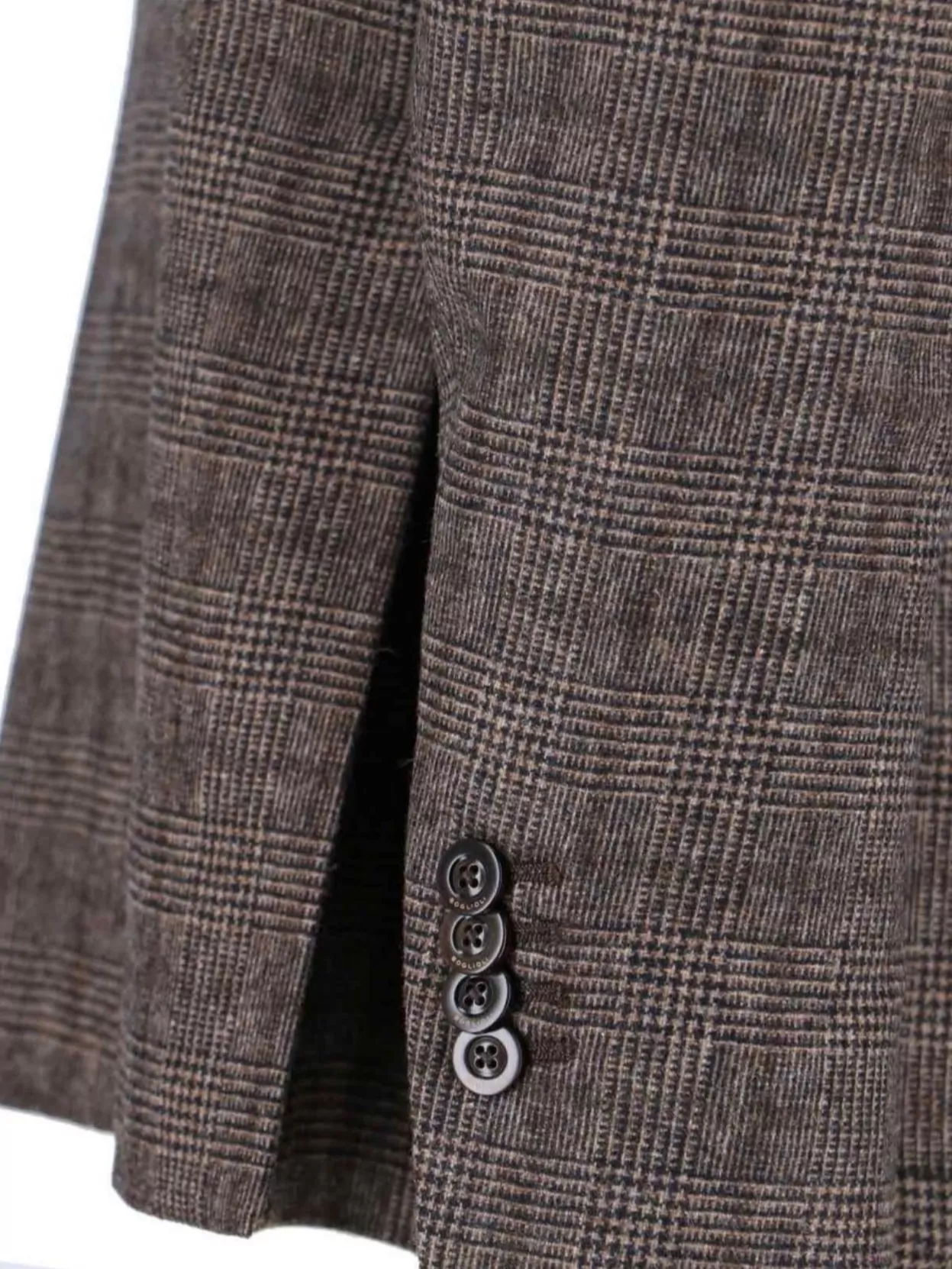 Boglioli Double-Breasted Blazer Featuring Back Vent