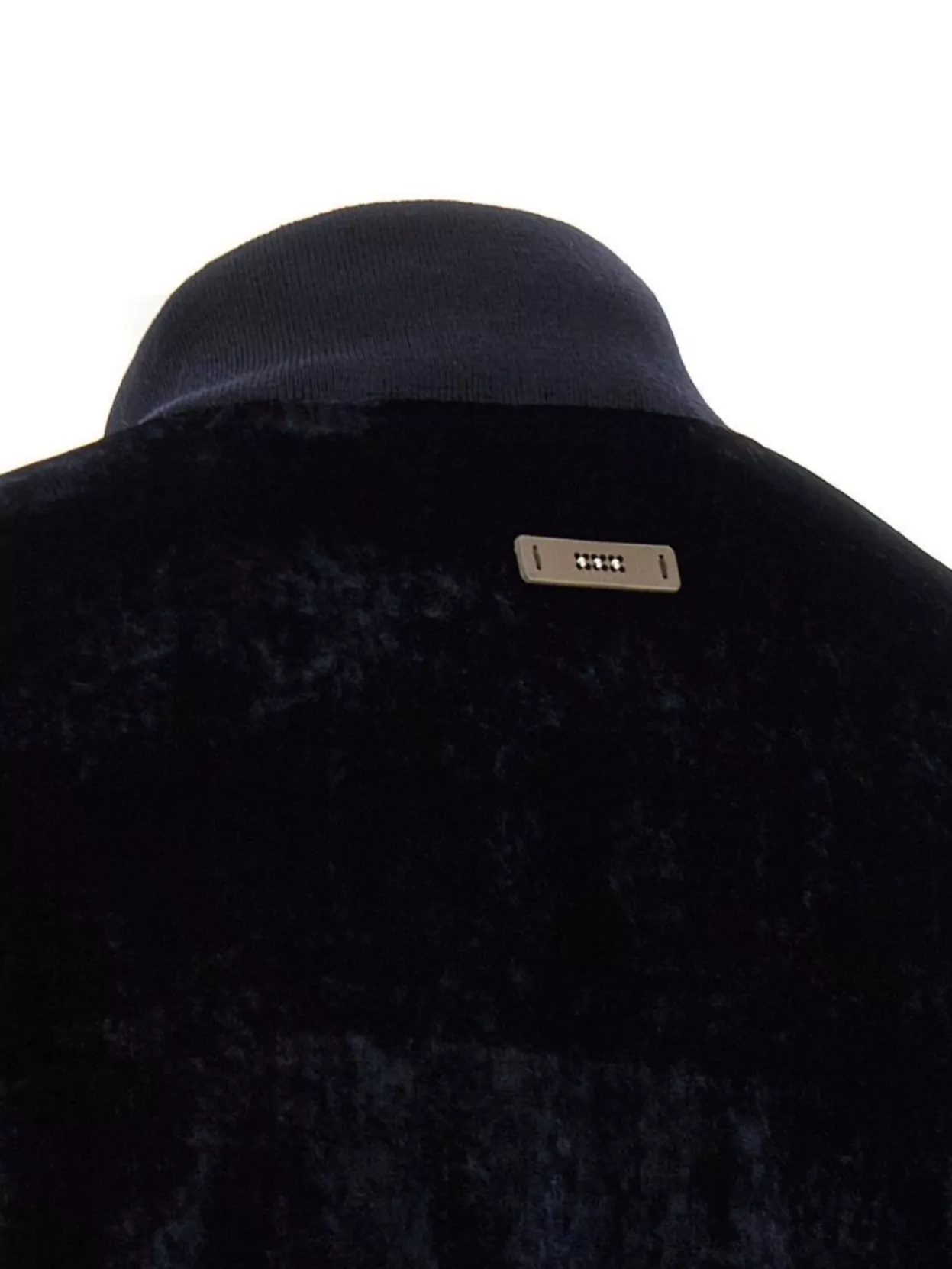 Peserico Ribbed Finish Velvet Bomber Jacket