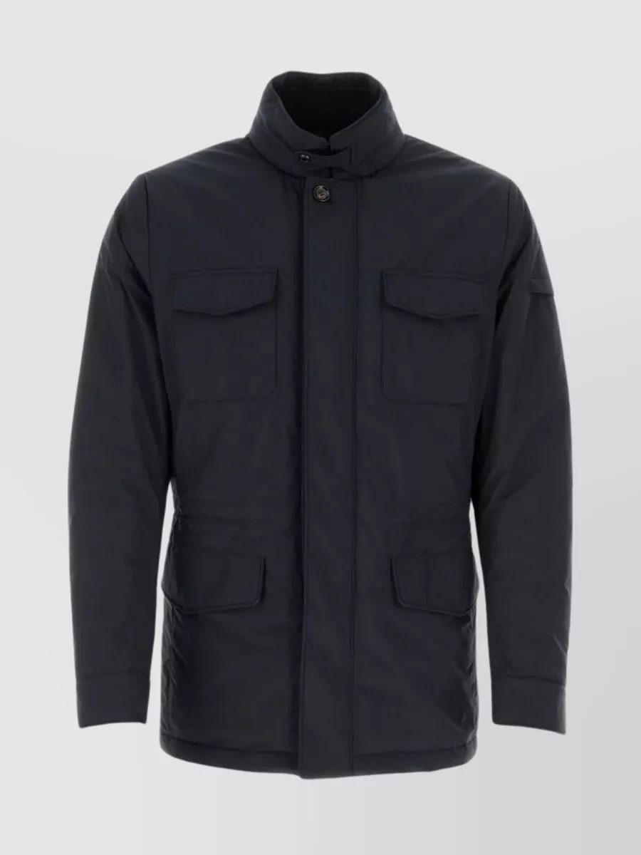 Shop Moorer Leonardo Stp Down Jacket With Stand-up Collar In Black
