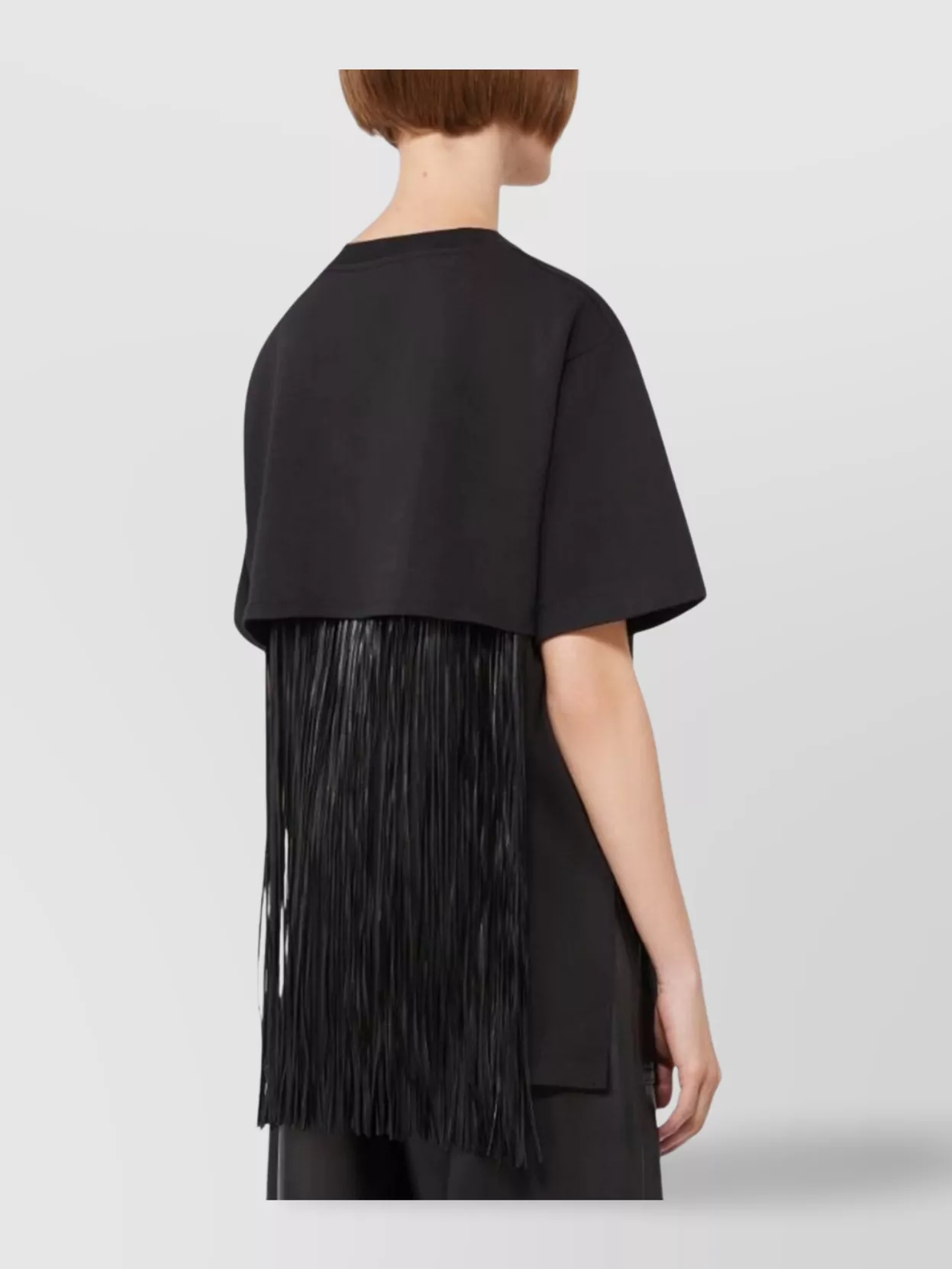 Sportmax Fringe Detail Jersey T-Shirt