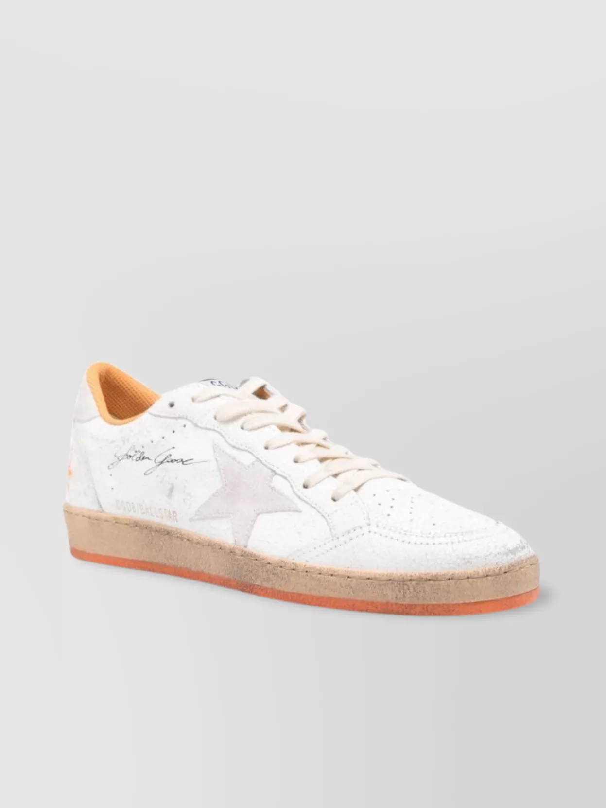 Golden Goose Contrast Star Vintage Low-Top Sneakers