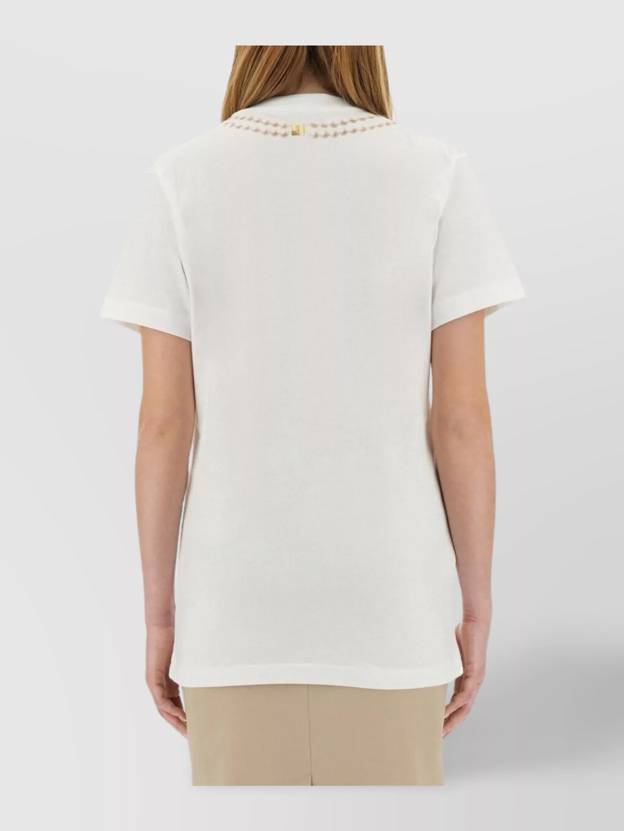 Moschino "Morning Meal" Crew Neck Graphic Print T-Shirt