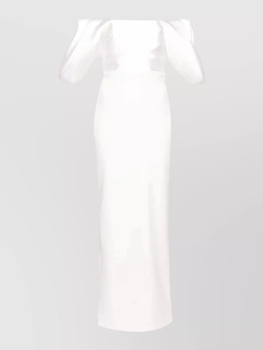 Solace London Strapless Off-Shoulder Maxi Dress
