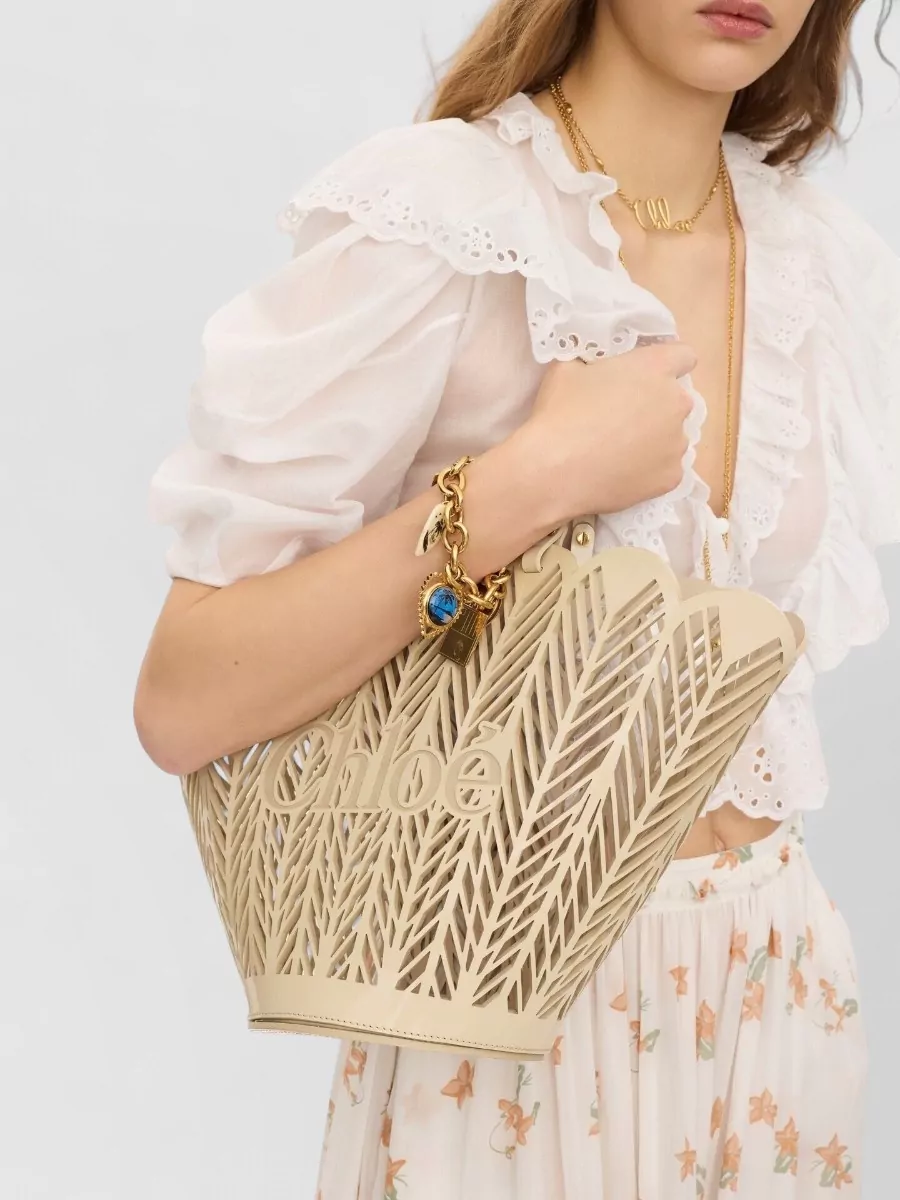 Chloé Leather Beach Bag