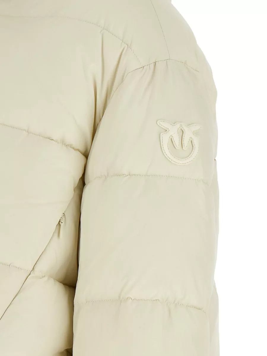 Pinko Down Quilted Hooded Parka Coat