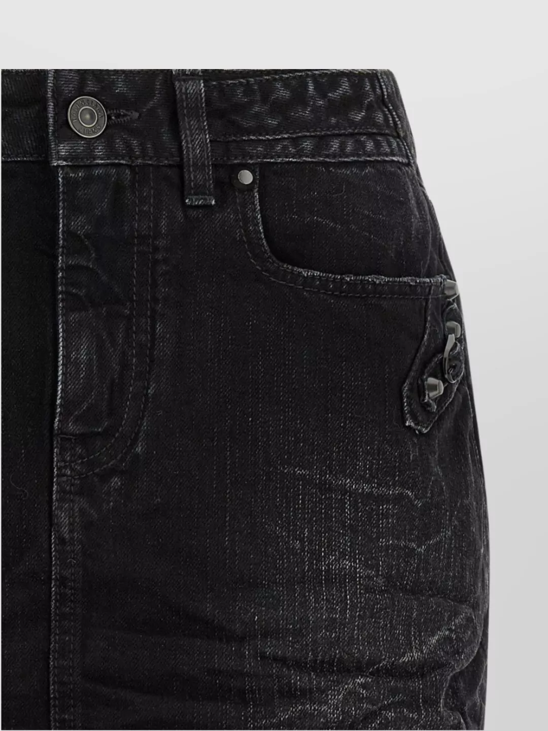 Balenciaga Urban Style Skirt With Pockets And Loops In Black