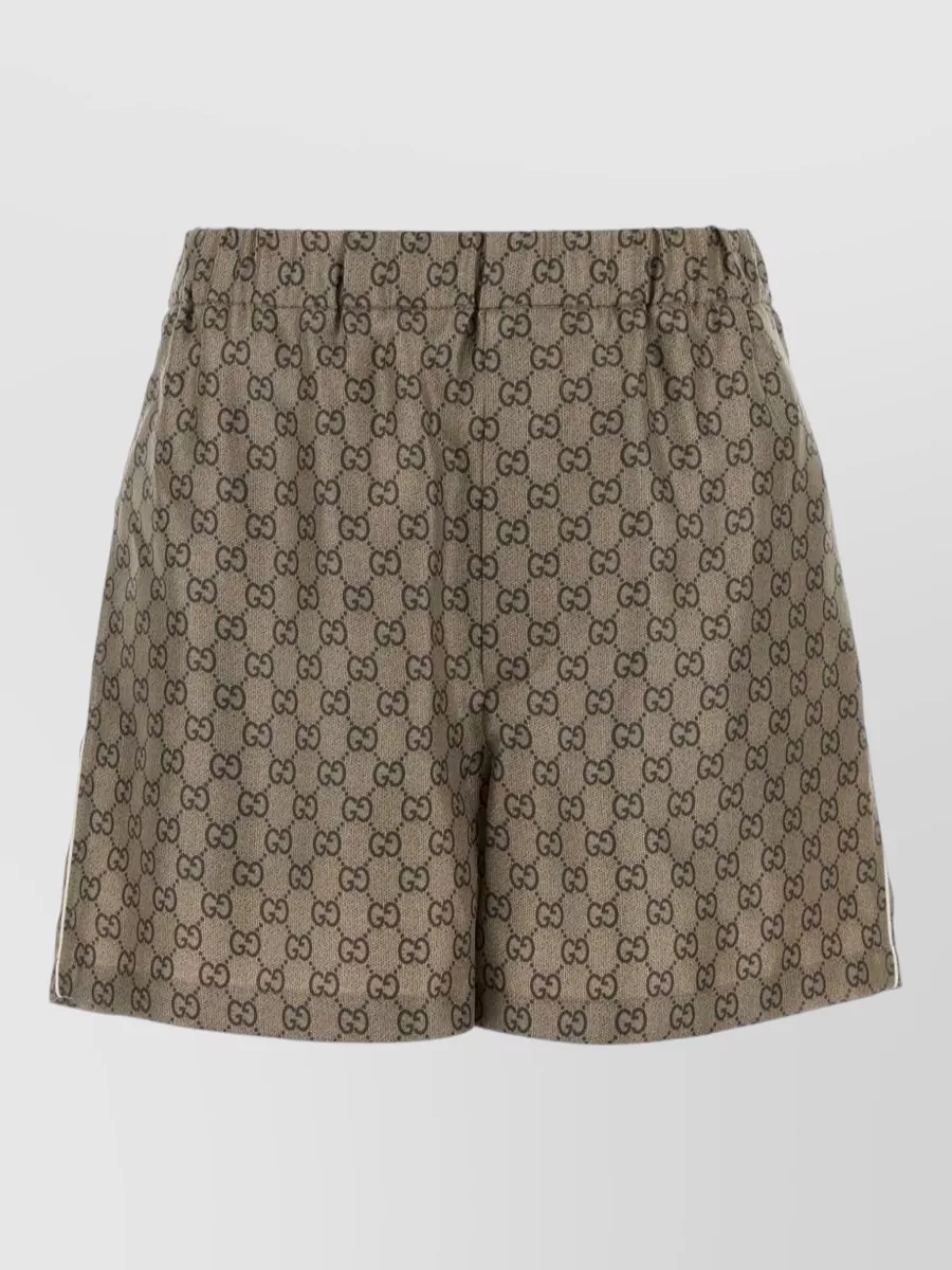 Gucci Silk printed shorts