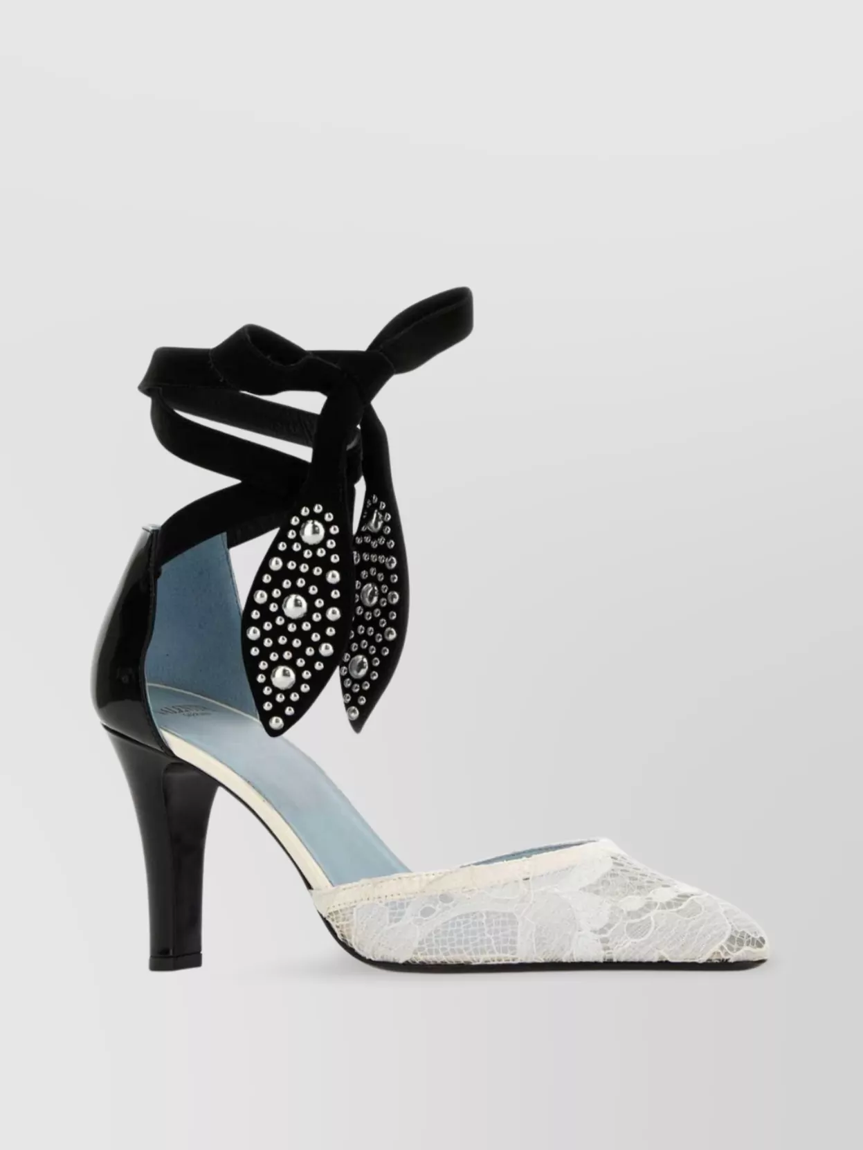 パンプス VALENTINO GARAVANI FOLIEFOLIAGE LEATHER PUMPS Foliefoliage Pumps In Abrasive Calfskin 85mm for Woman in