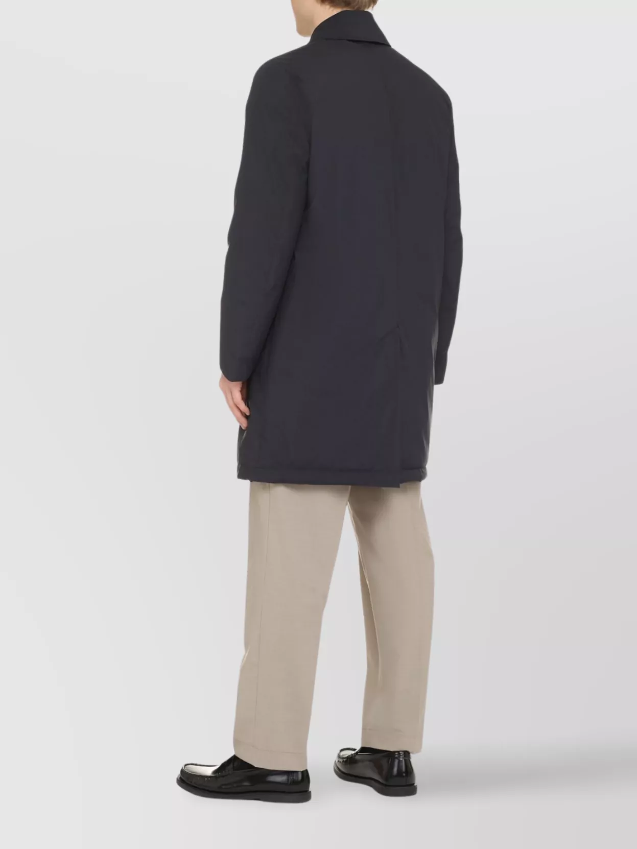 Paul Smith Parka In Technical Fabric In Blue
