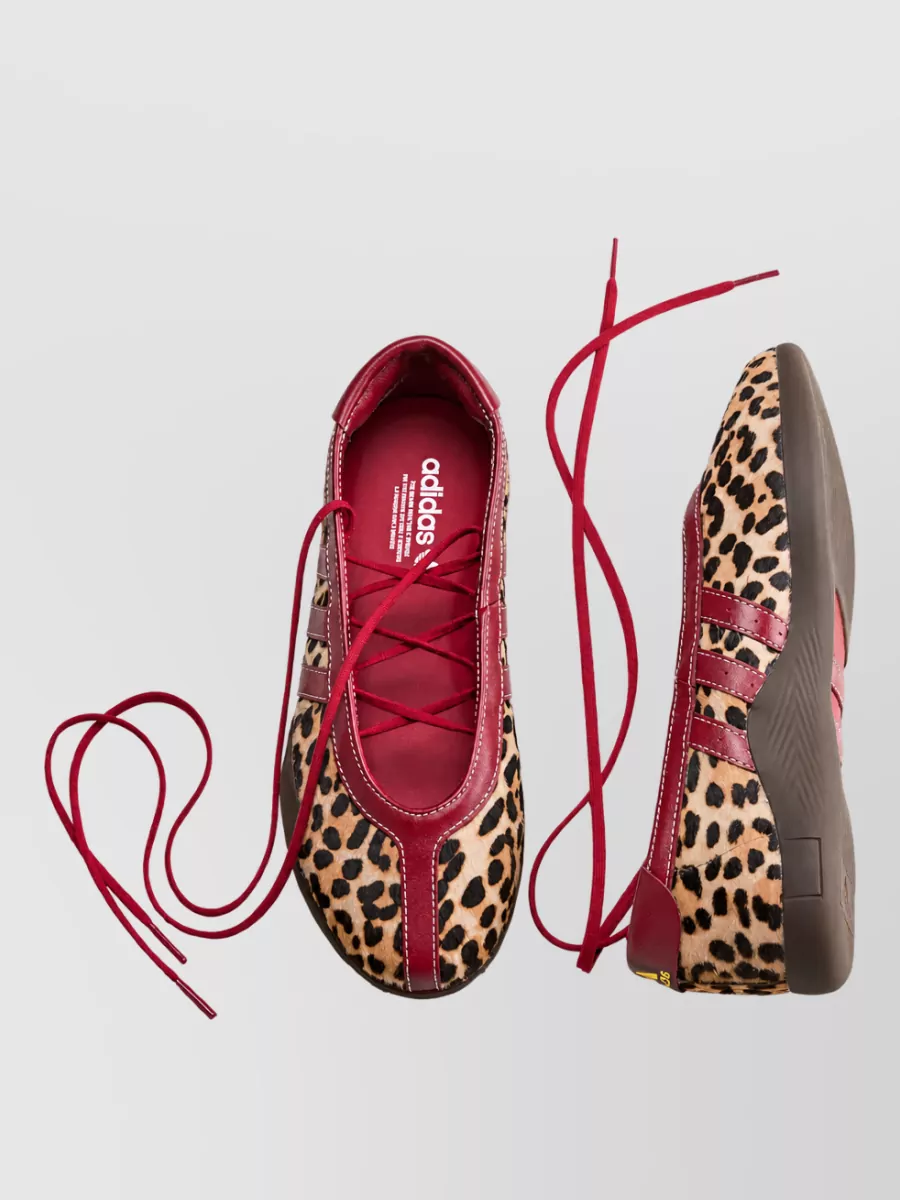 Adidas Leather Lace-Up Ballerina Shoes