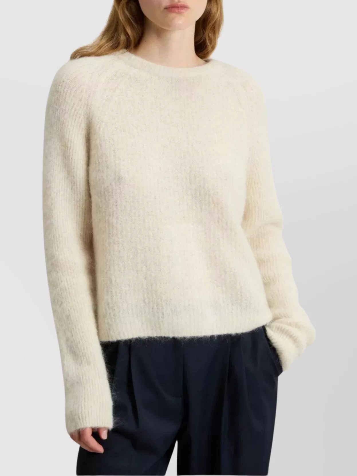 Woolrich Alpaca And Wool Blend Crew Neck Sweater