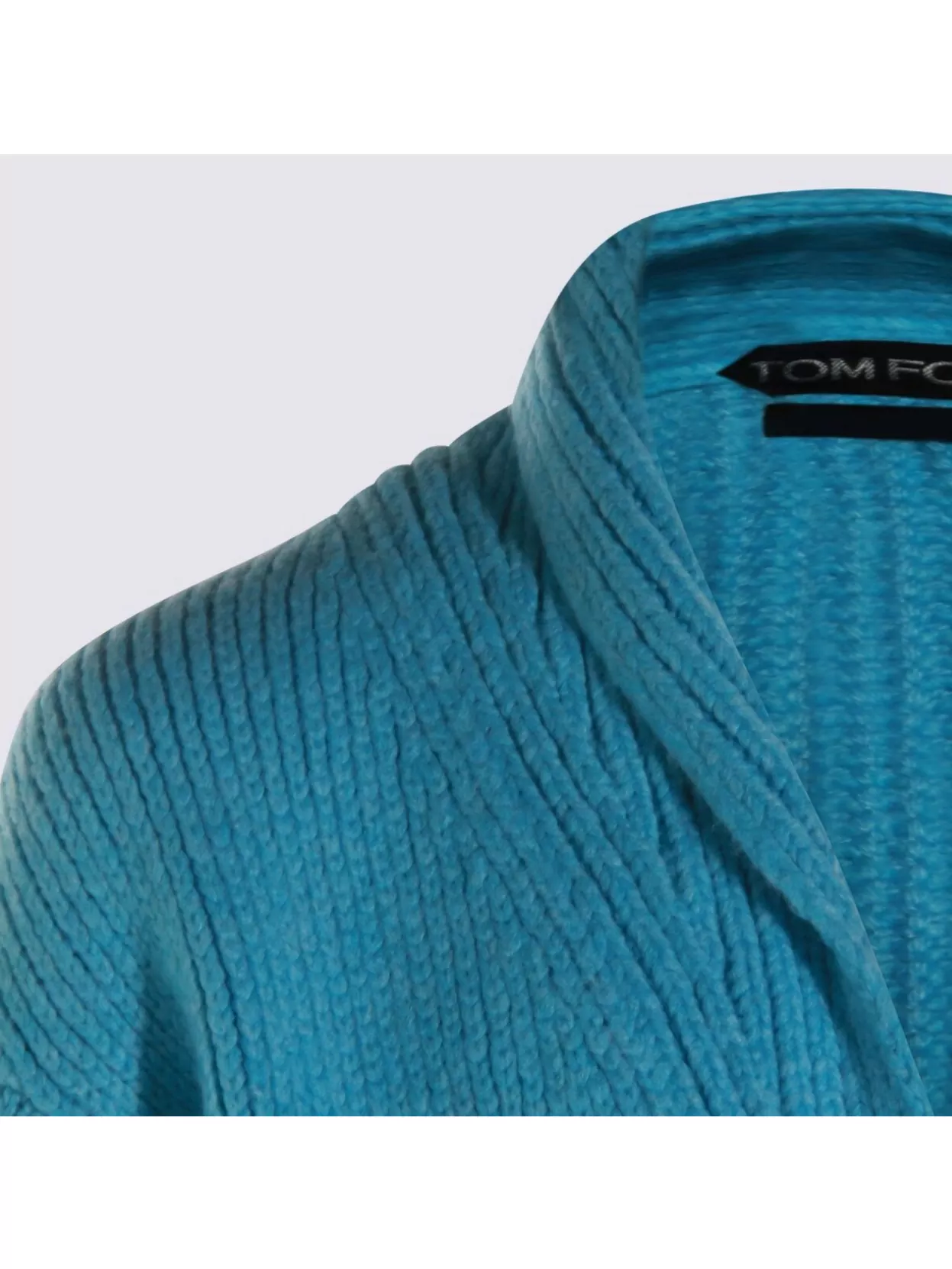 Tom Ford Shawl Collar Long Sleeve Knit Sweater
