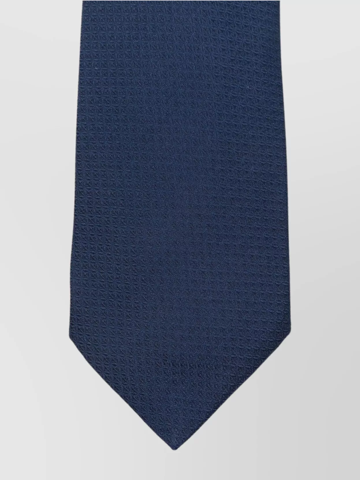 Kiton Textured Silk Tie Pointed Tip