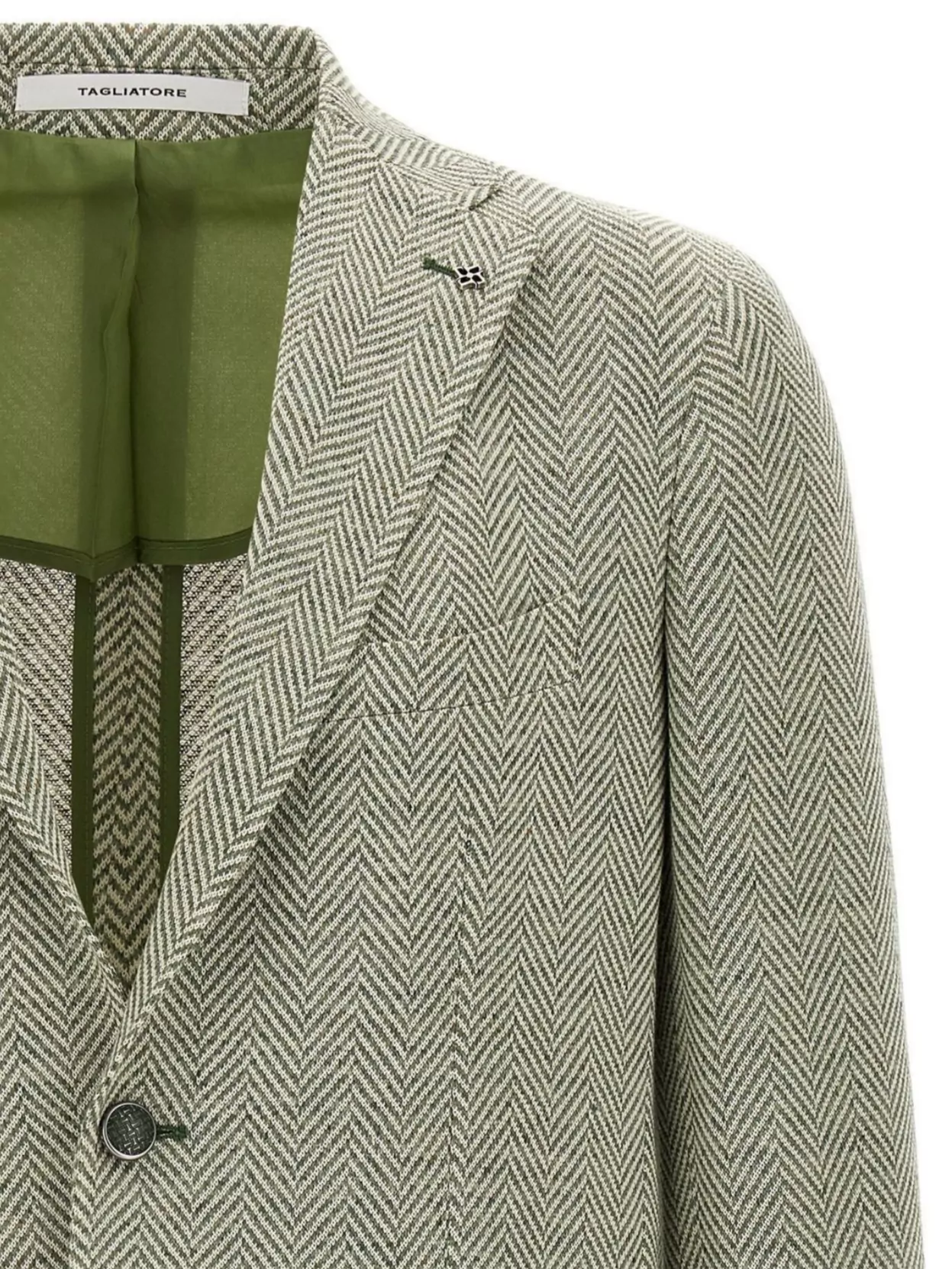 Shop Tagliatore Notched Lapel Single-breasted Blazer