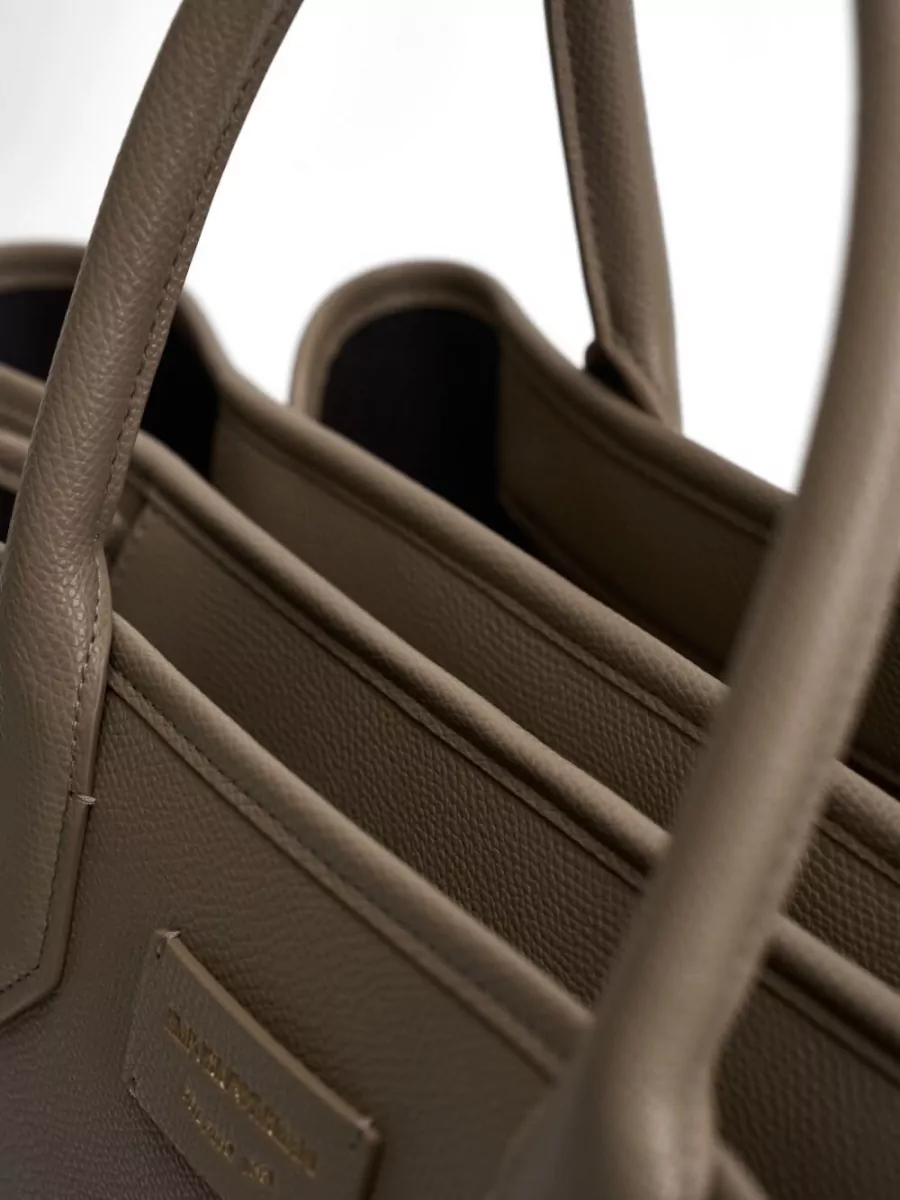 Emporio Armani Grained Shopping Bag