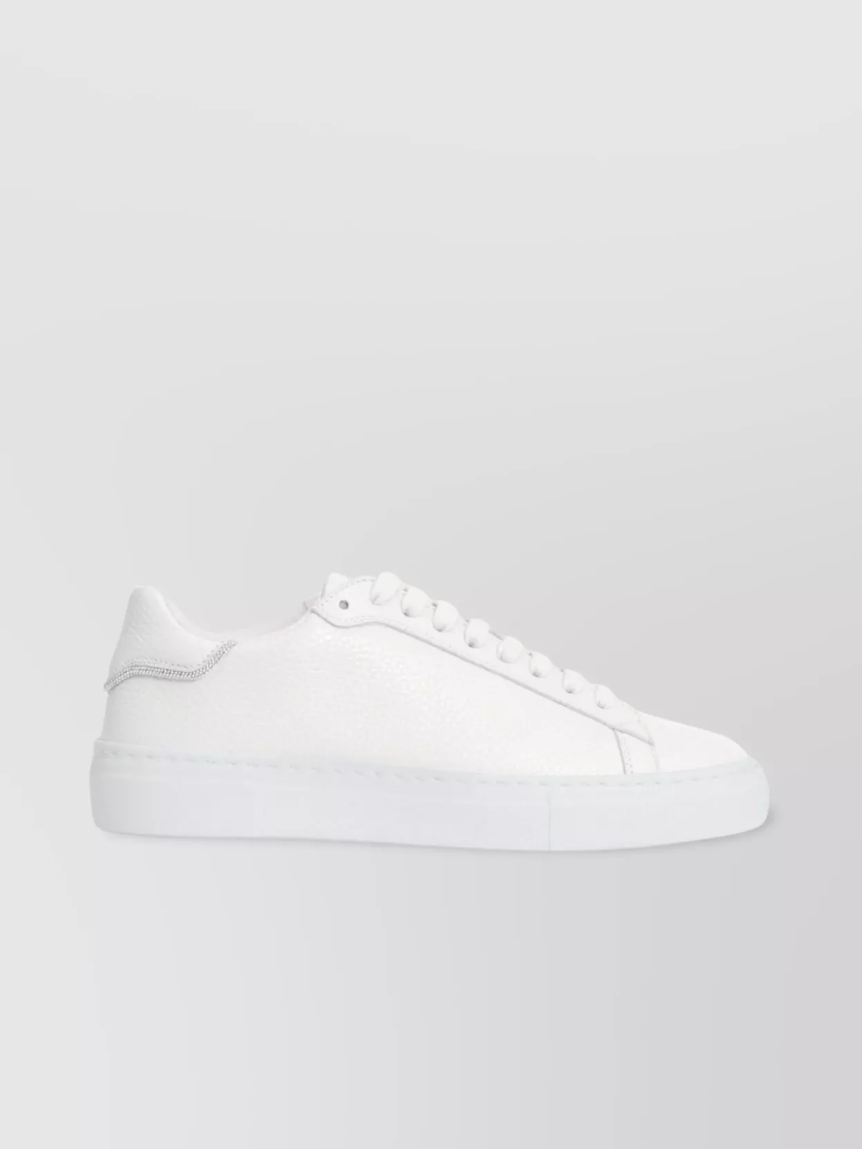 Fabiana Filippi Beaded Leather Low-Top Sneakers