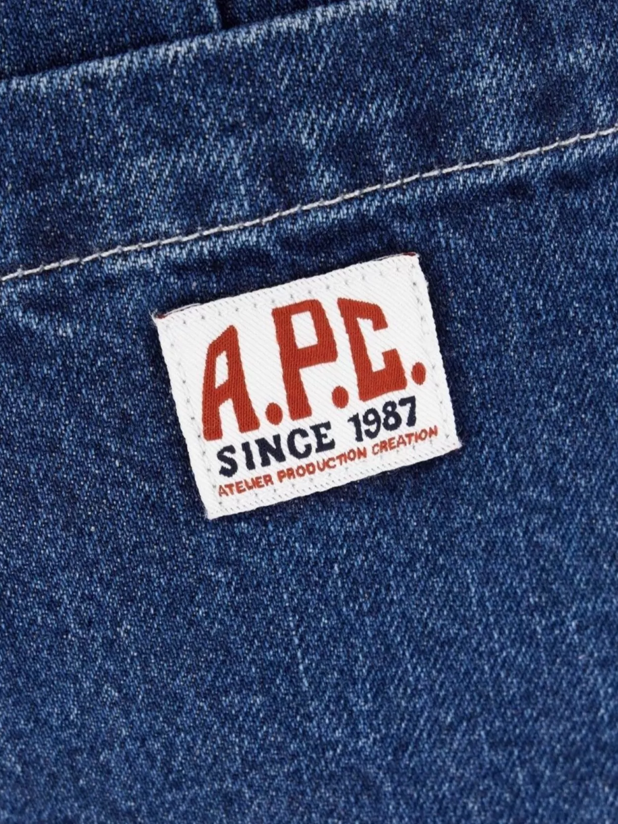 A.p.c. Denim Cargo Trousers Belt Loops