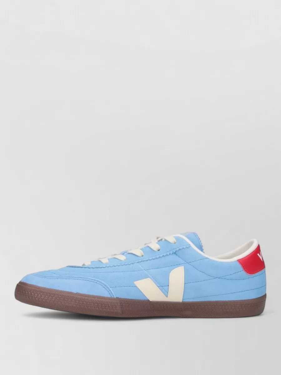 Veja Suede Leather Low-Top Sneakers