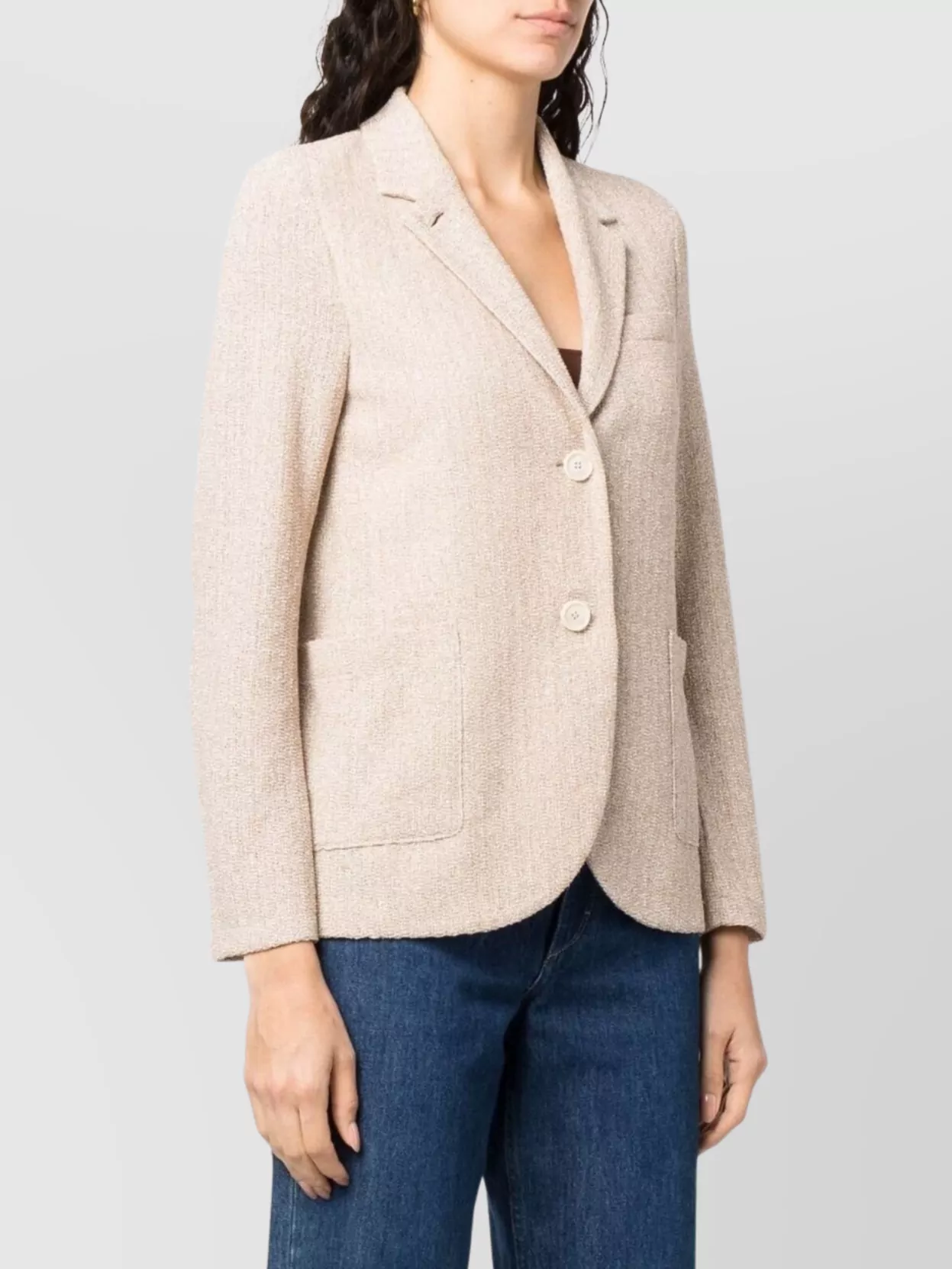 Harris Wharf London Cotton Blend Single-breasted Jacket