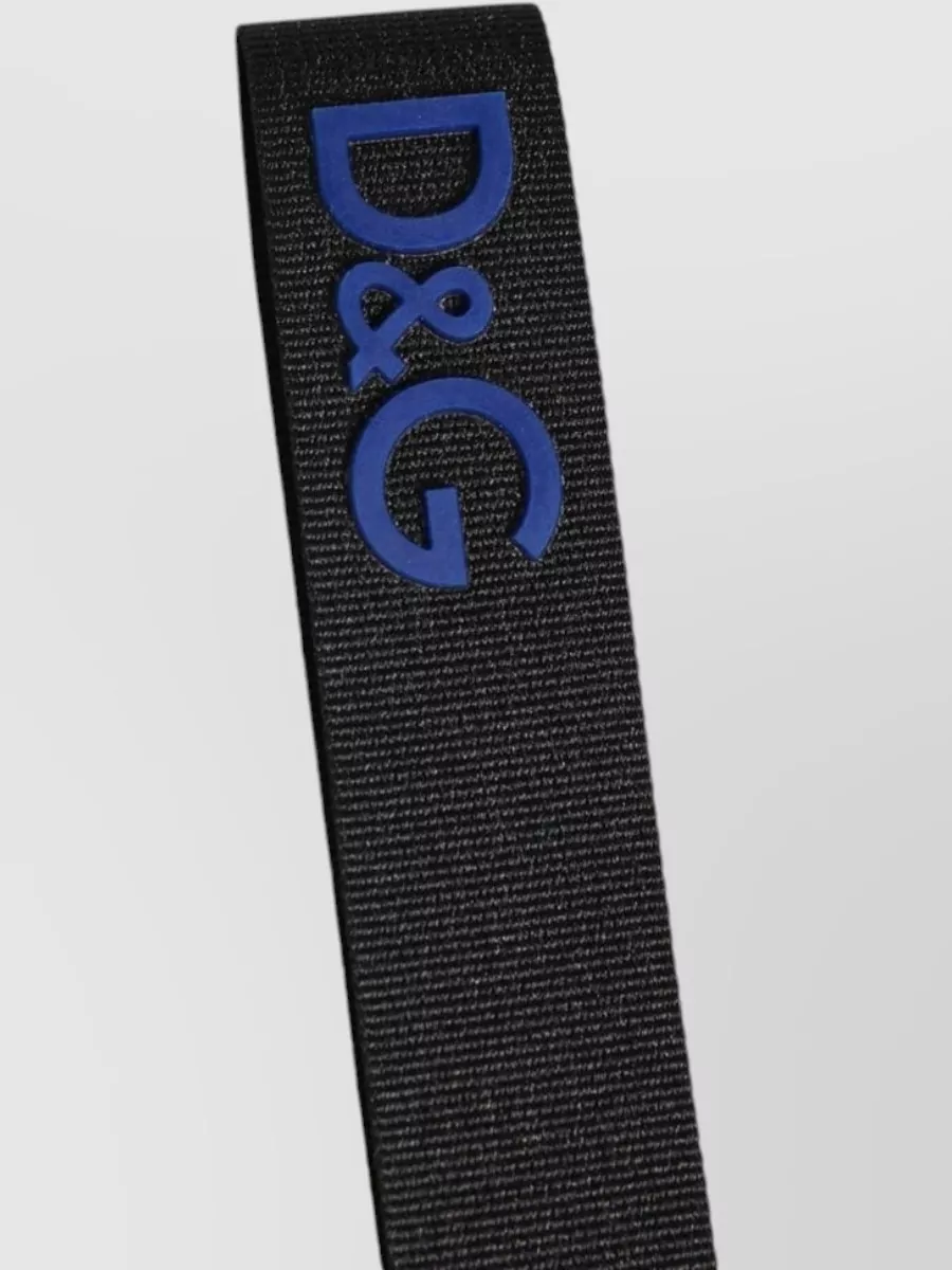 Dolce&Gabbana Leather And Polyester Keychain