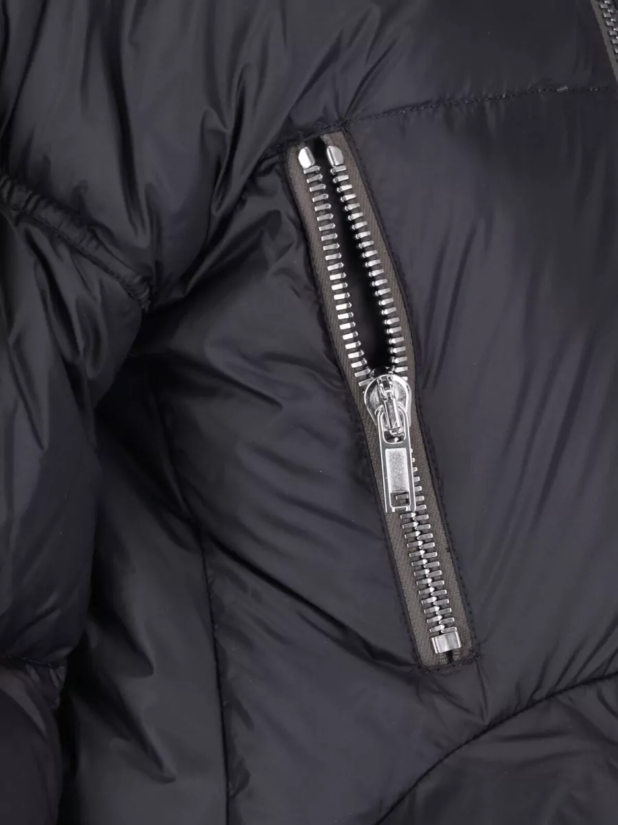 Rick Owens Down High-Neck Asymmetric Puffer Jacket