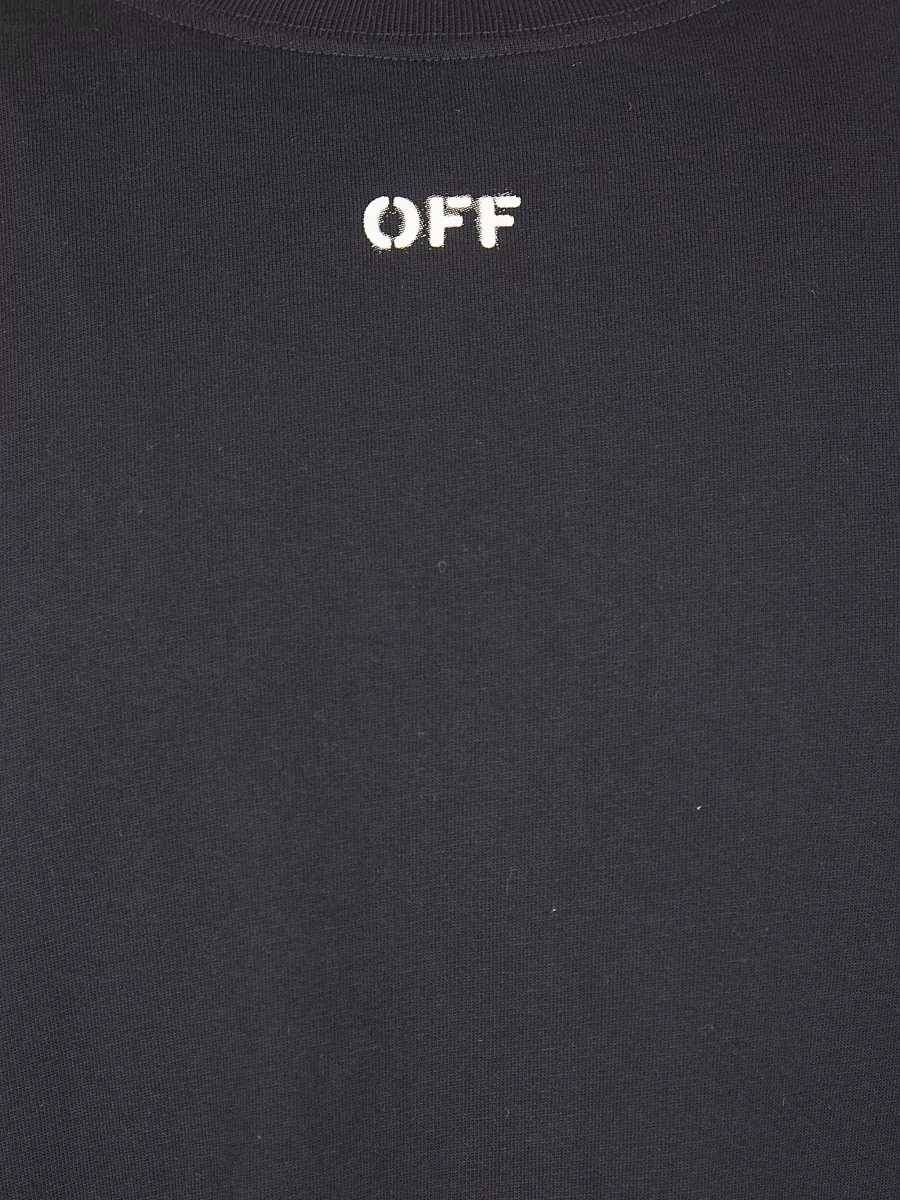 Off-White Skate Stamp Crew Neck Short Sleeve T Shirt