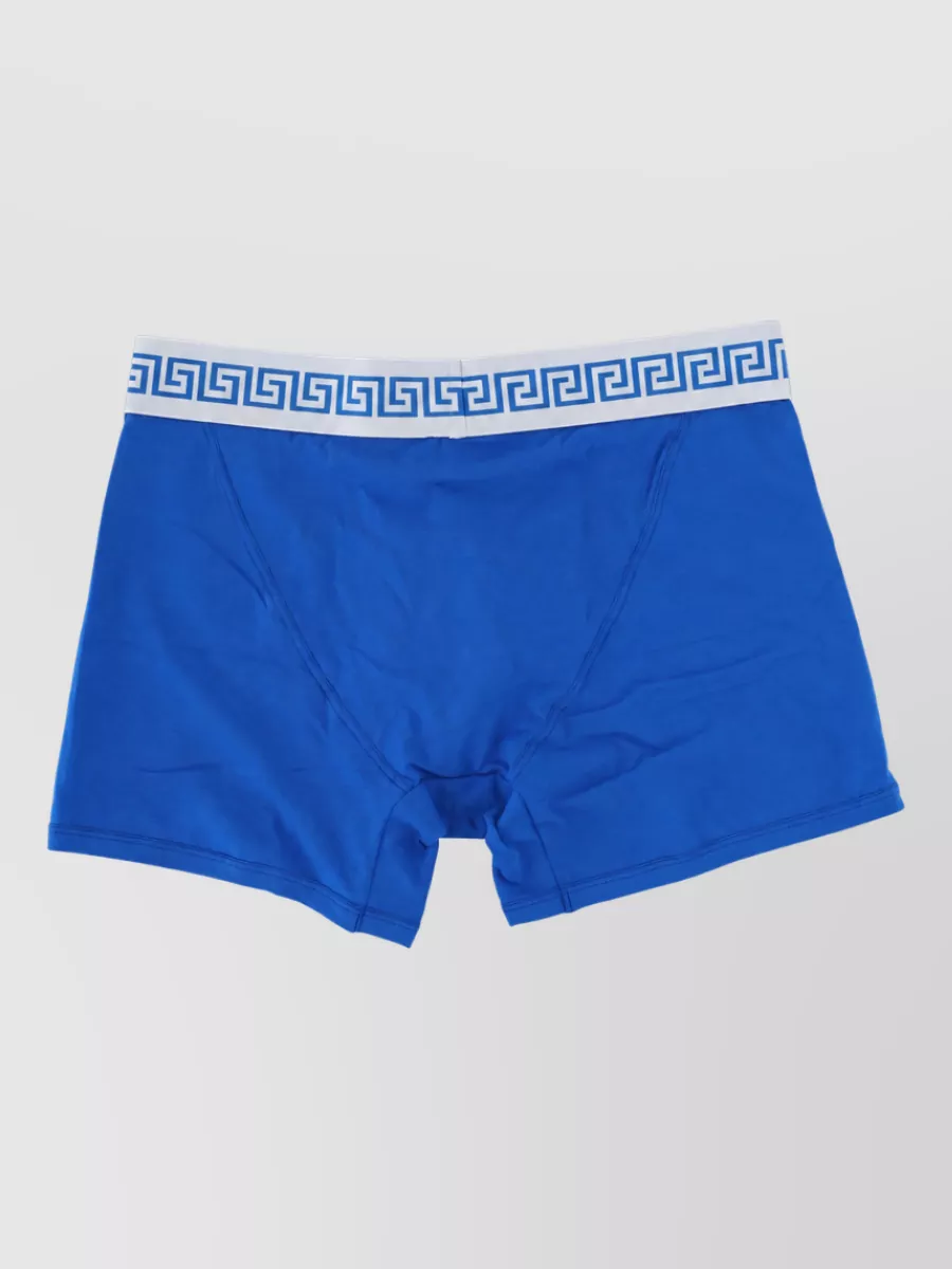 Versace cotton jersey boxer trunks