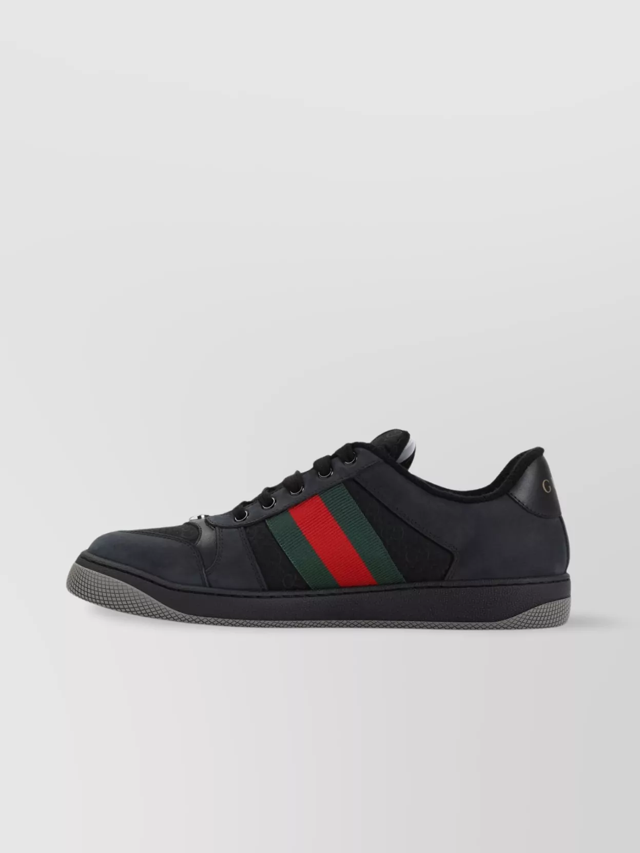 Gucci Suede Leather Sneakers Gg Logo