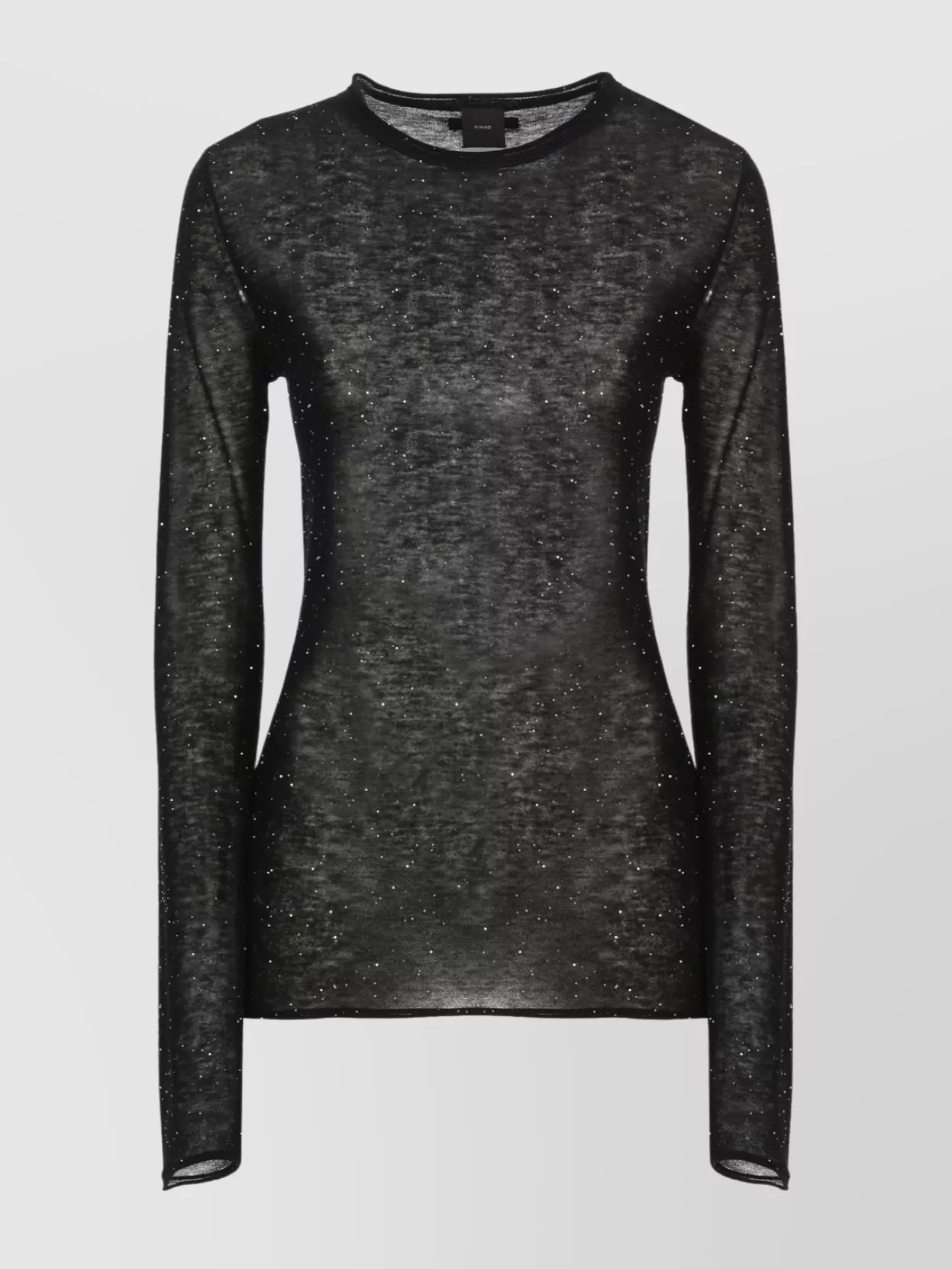 Pinko Crewneck Knitwear Micro Paillettes