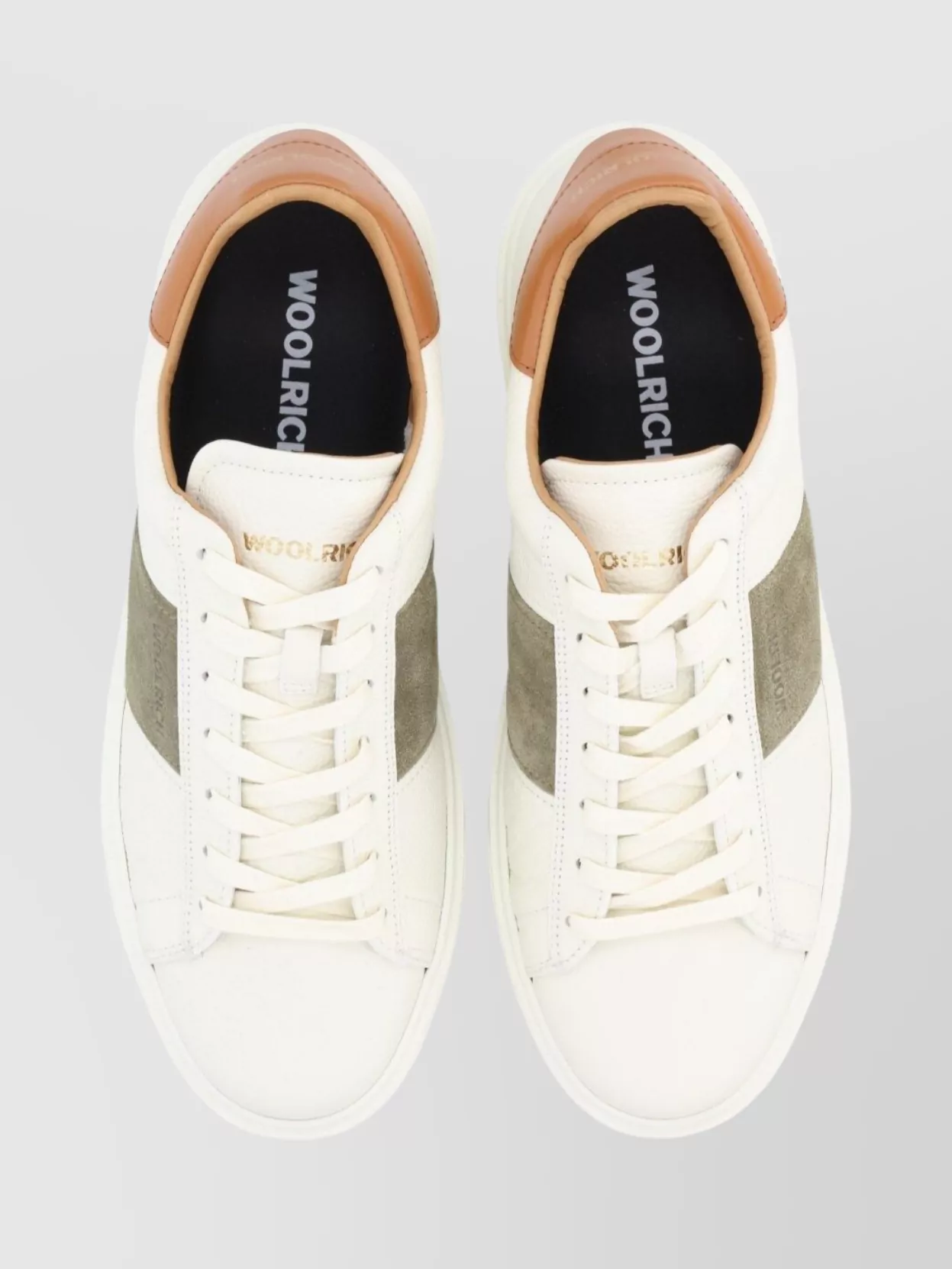 Woolrich Modern Low-Top Sneakers With Contrasting Heel Tab