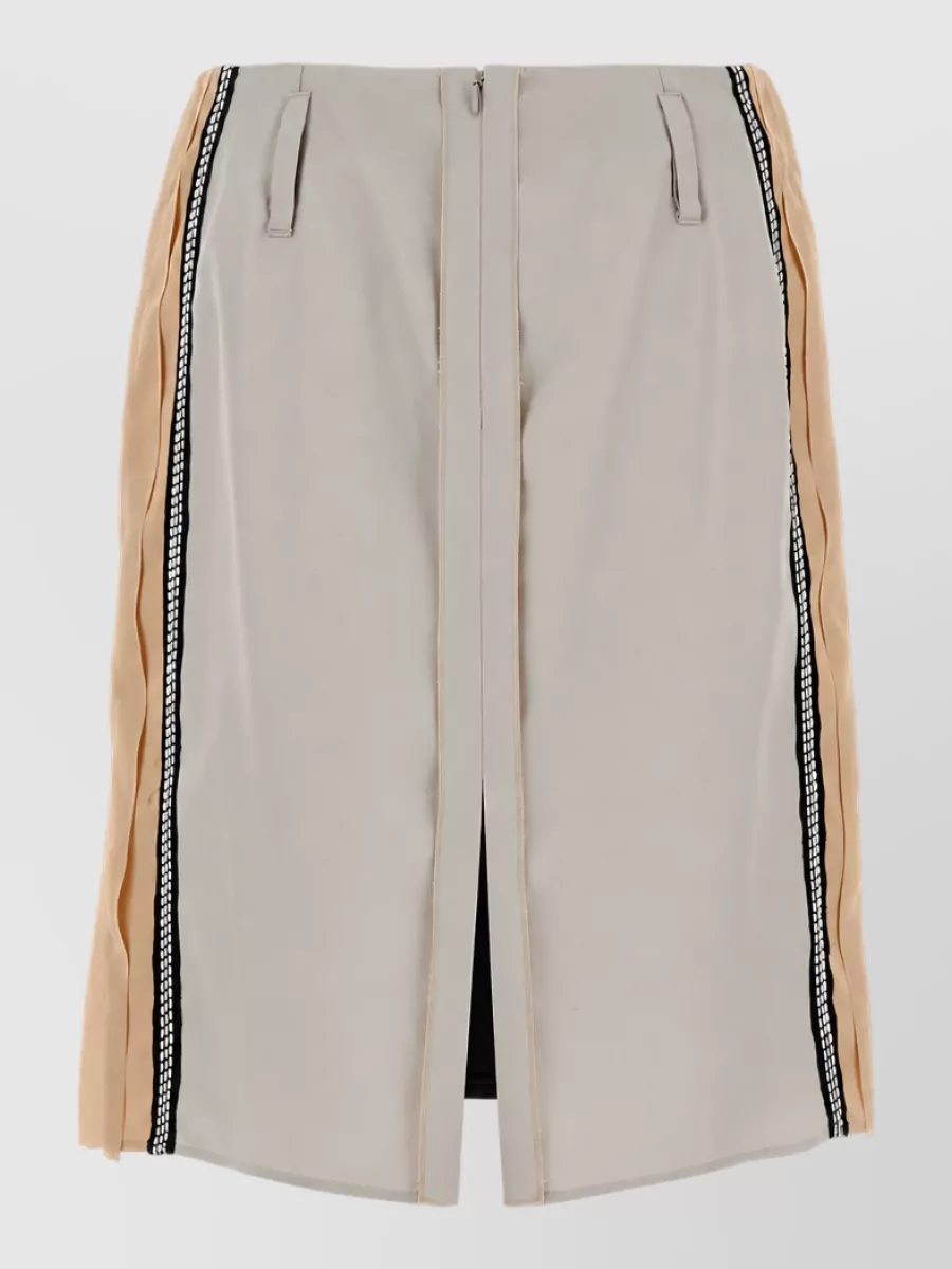 Marni cotton fitted skirt