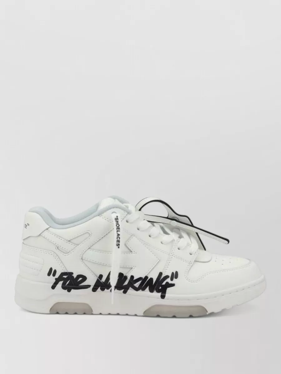 Off-White Rubber Low-Top Sneakers