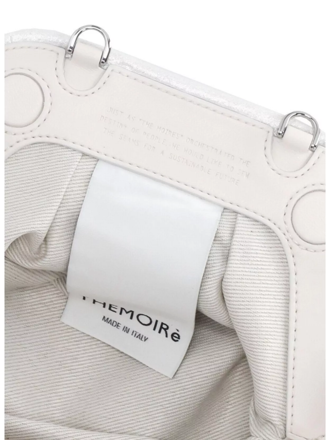 Themoiré Crystal Embellished Clutch Bag